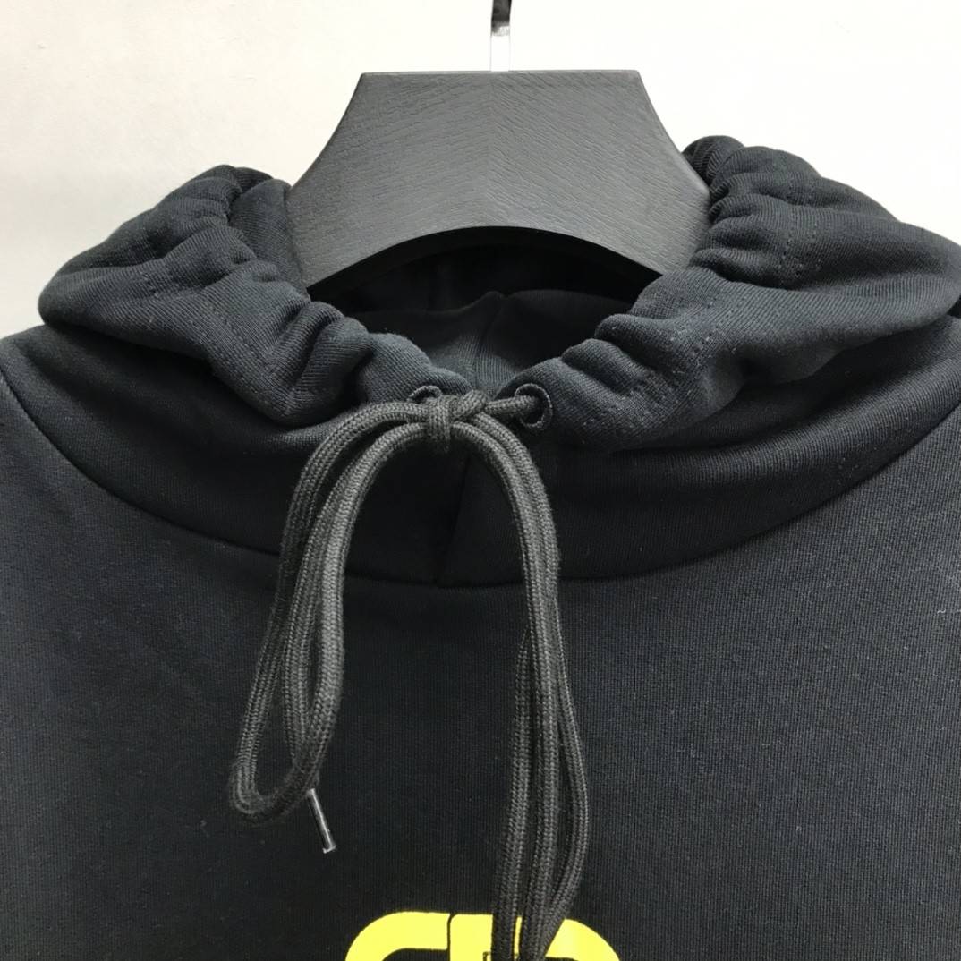 Balenciaga lock hooded sweatshirt