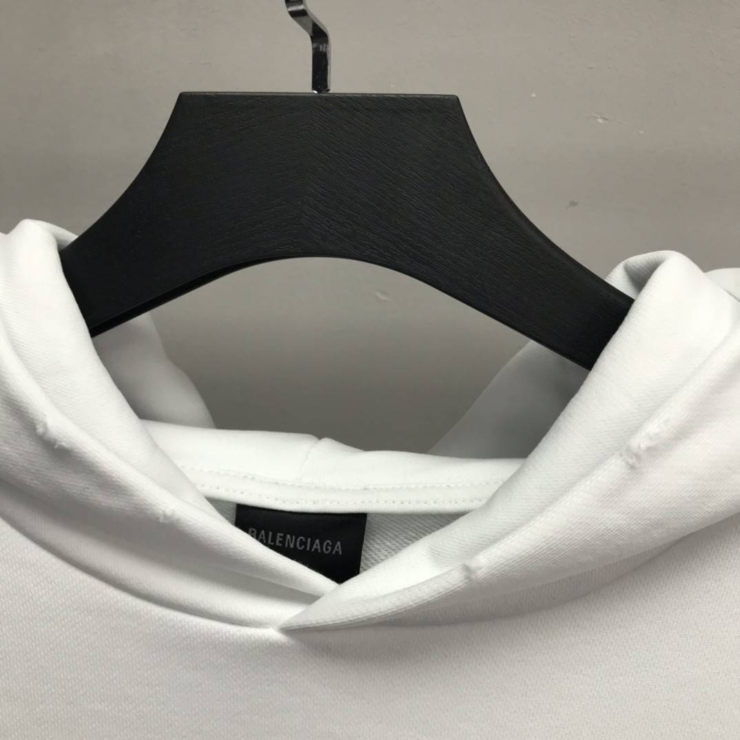 Balenciaga lettered hooded sweatshirt