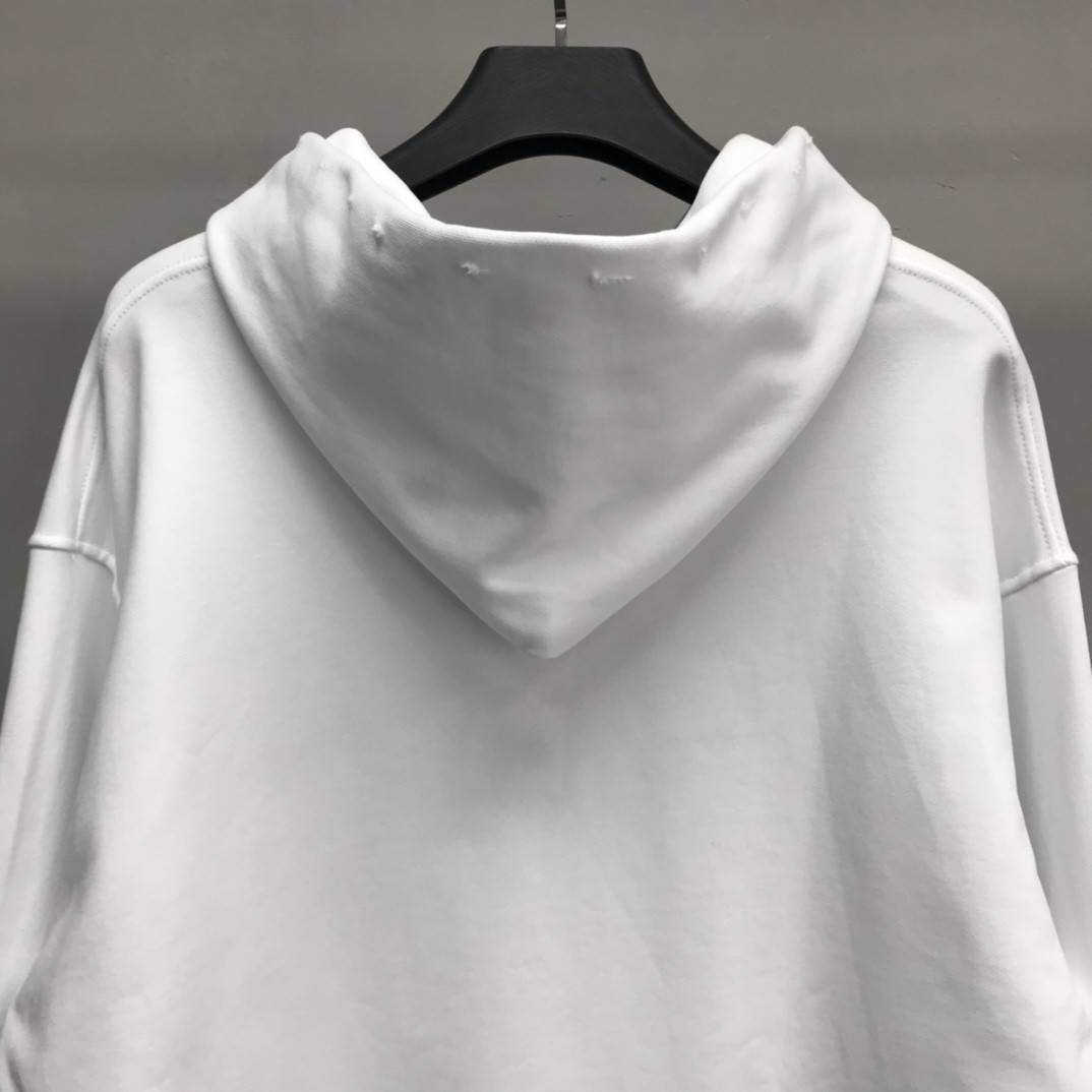 Balenciaga lettered hooded sweatshirt