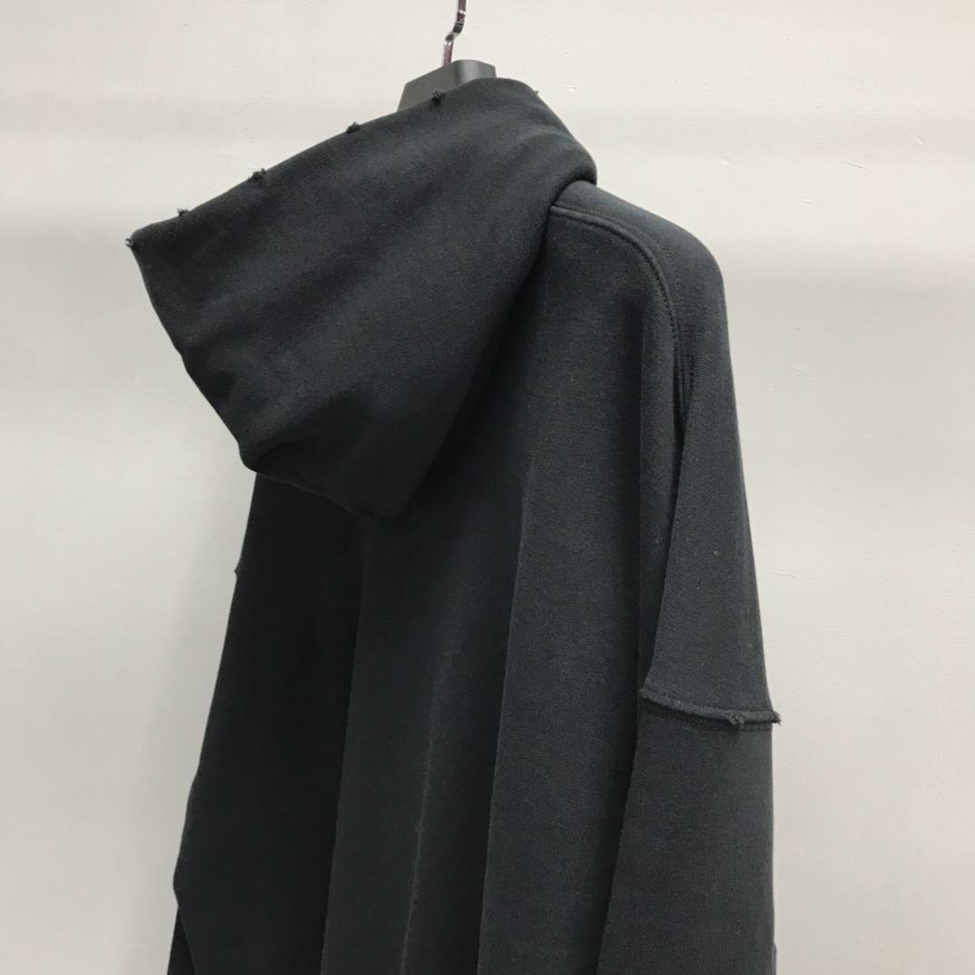 Balenciaga lettered hooded sweatshirt