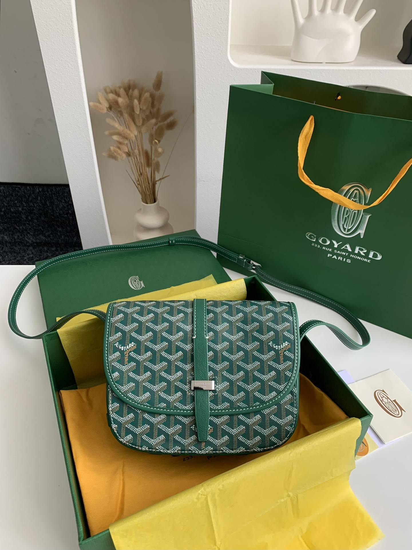 Goyard BeL*Védère bag Top Quality  Size:21.5*16*6cm