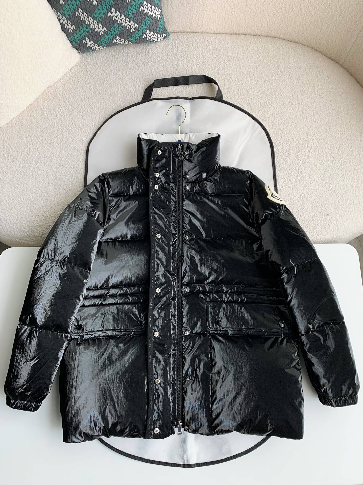 Moncler Short men''s down jacket