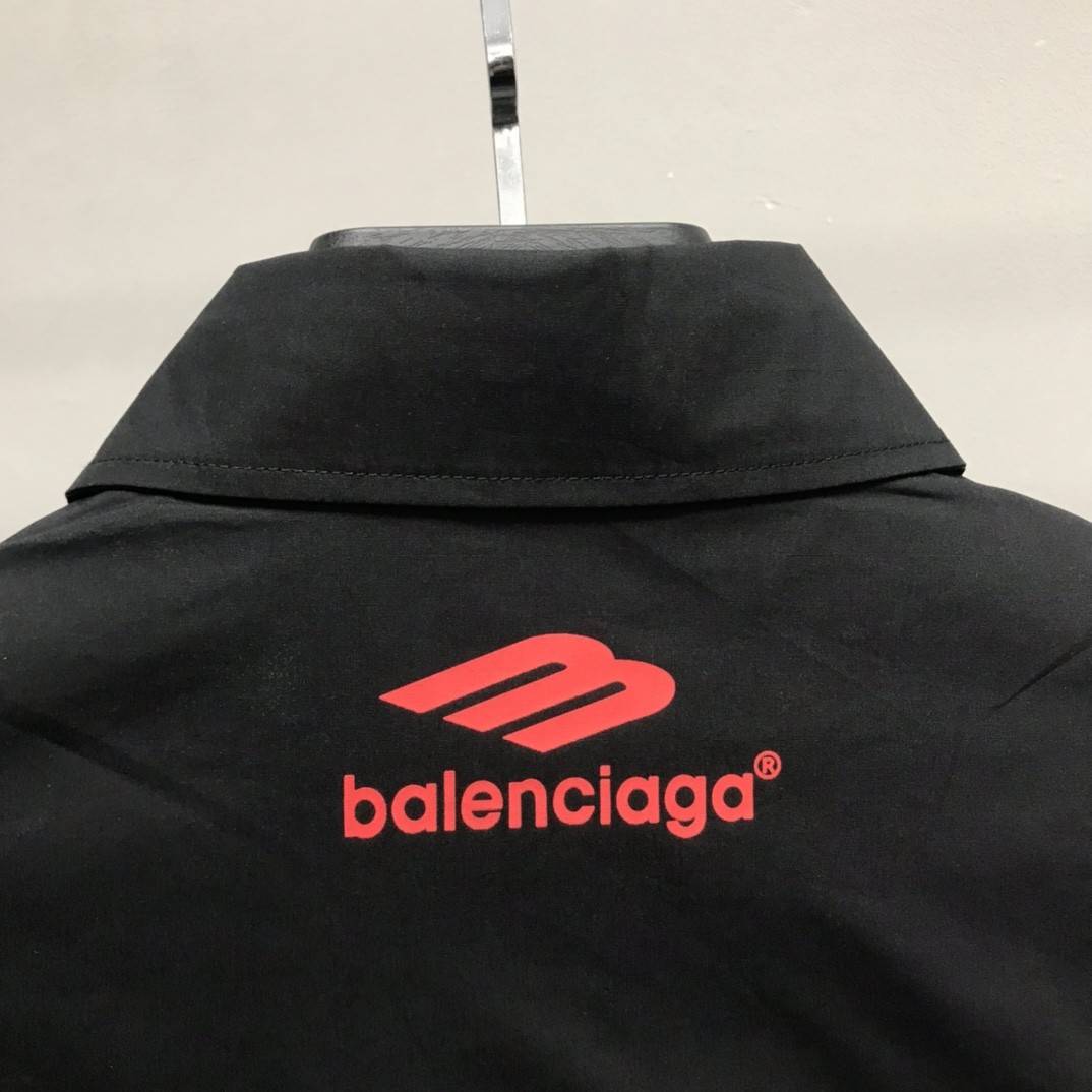 Balenciaga LOGO LOGO racing style long sleeve shirt