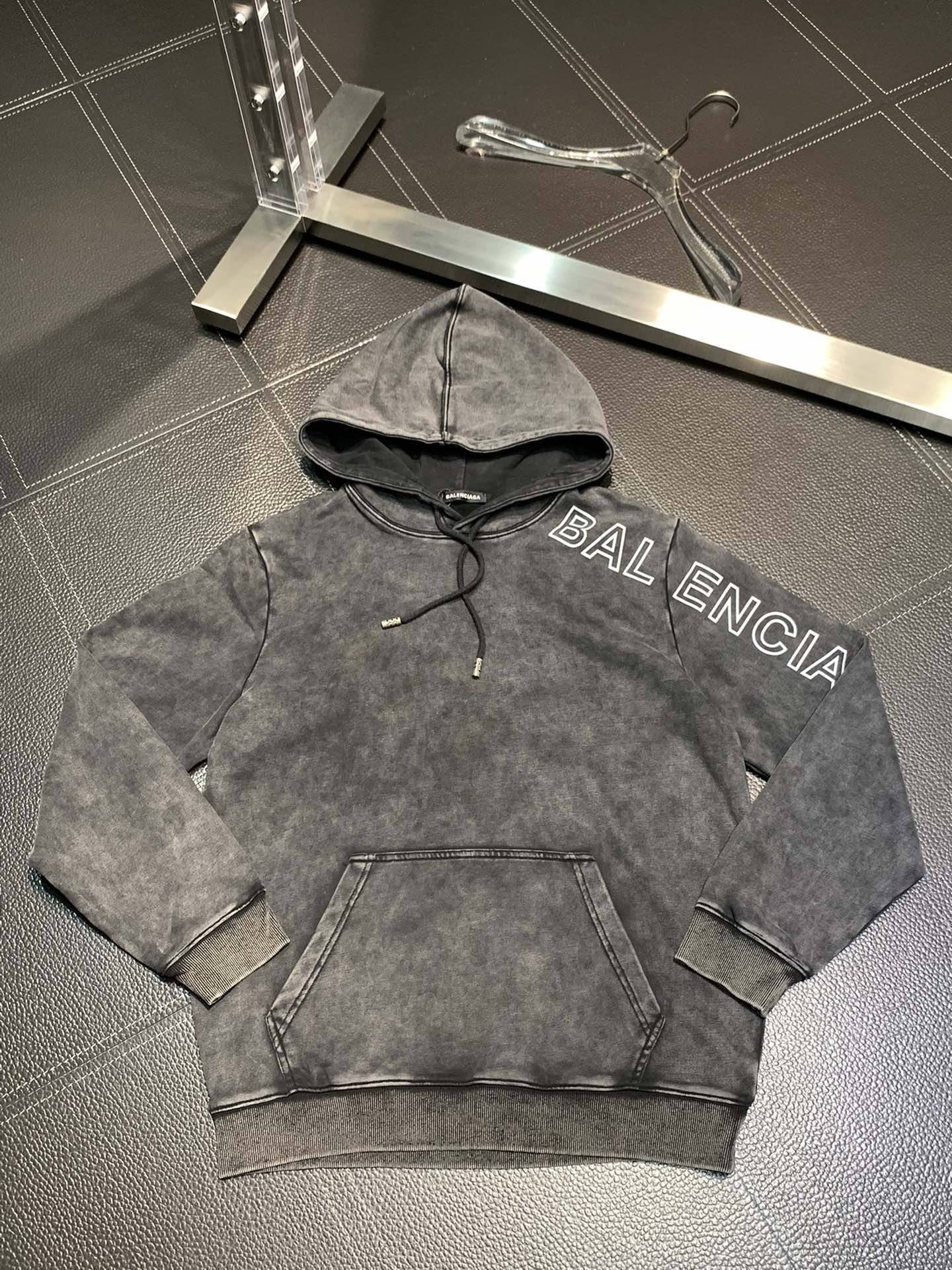 Balenciaga Men''s casual hooded sweatshirt