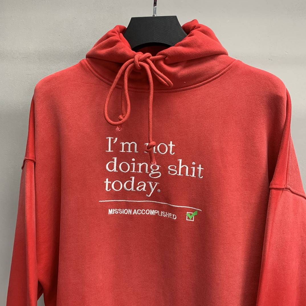 Balenciaga lettered washed sweatshirt