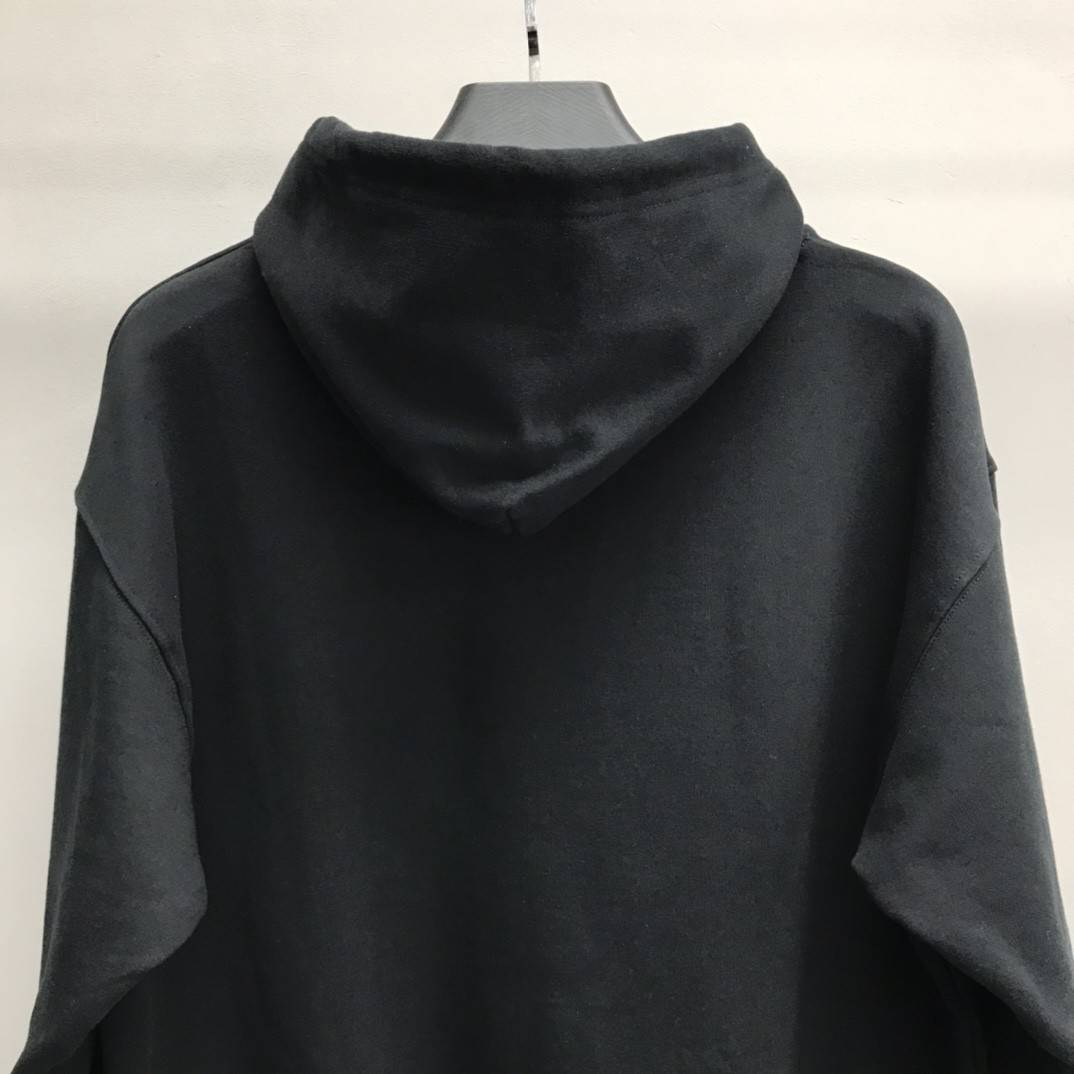 Balenciaga lock hooded sweatshirt