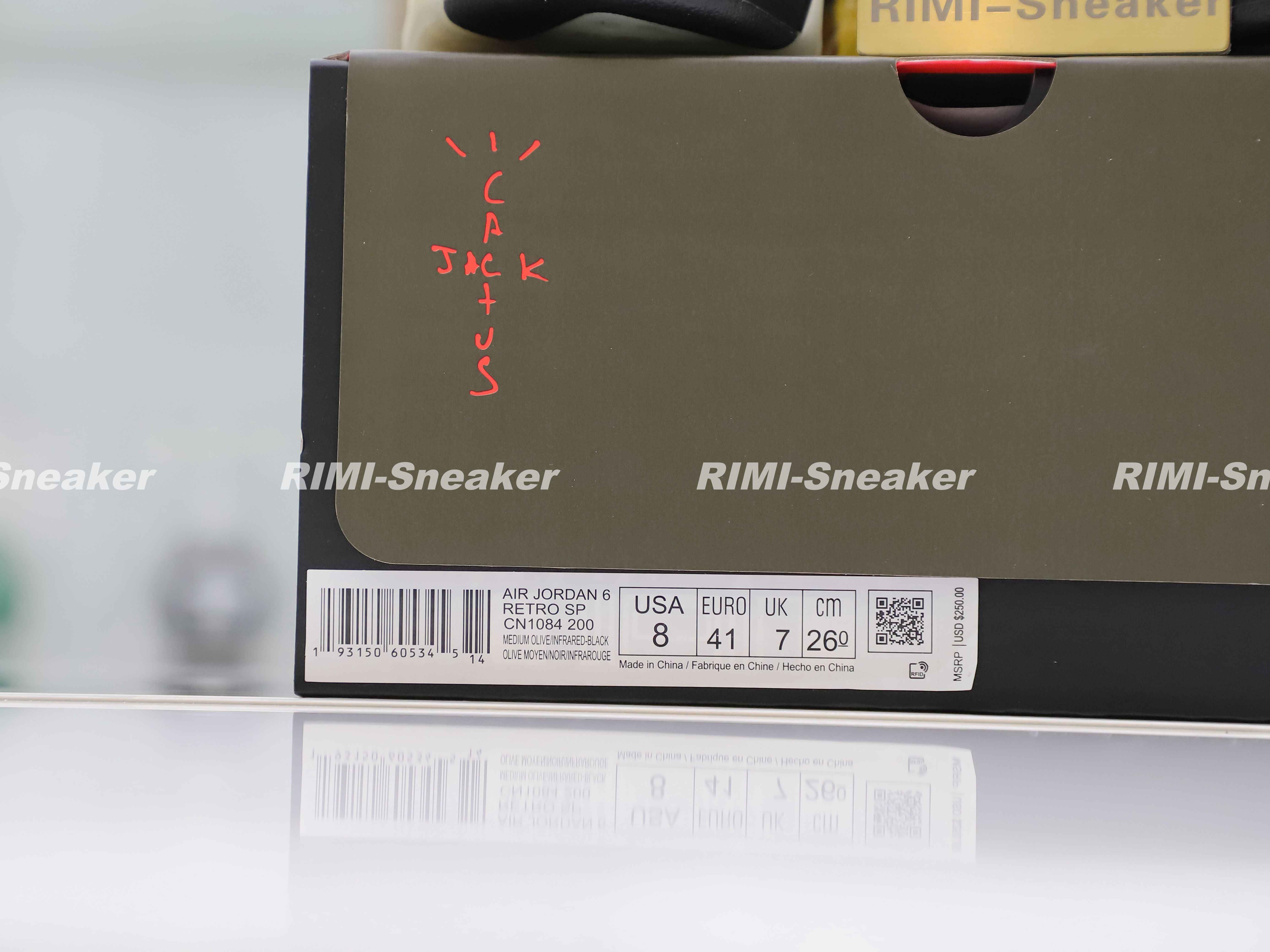 TRAVIS SCOTT X AIR JORDAN 6 RETRO