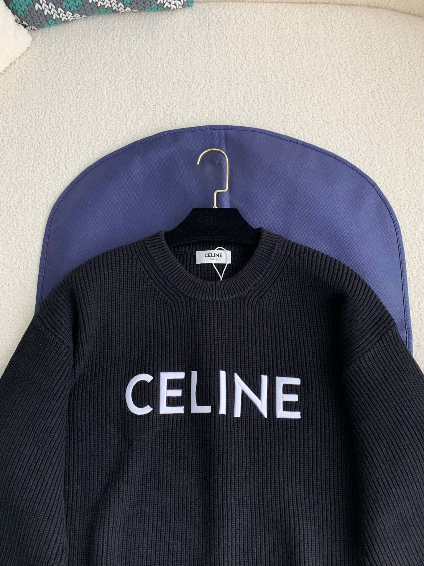 Celine sweater knitted material
