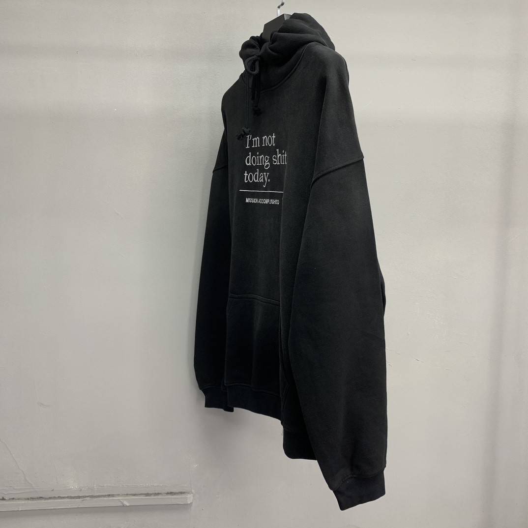 Balenciaga lettered washed sweatshirt