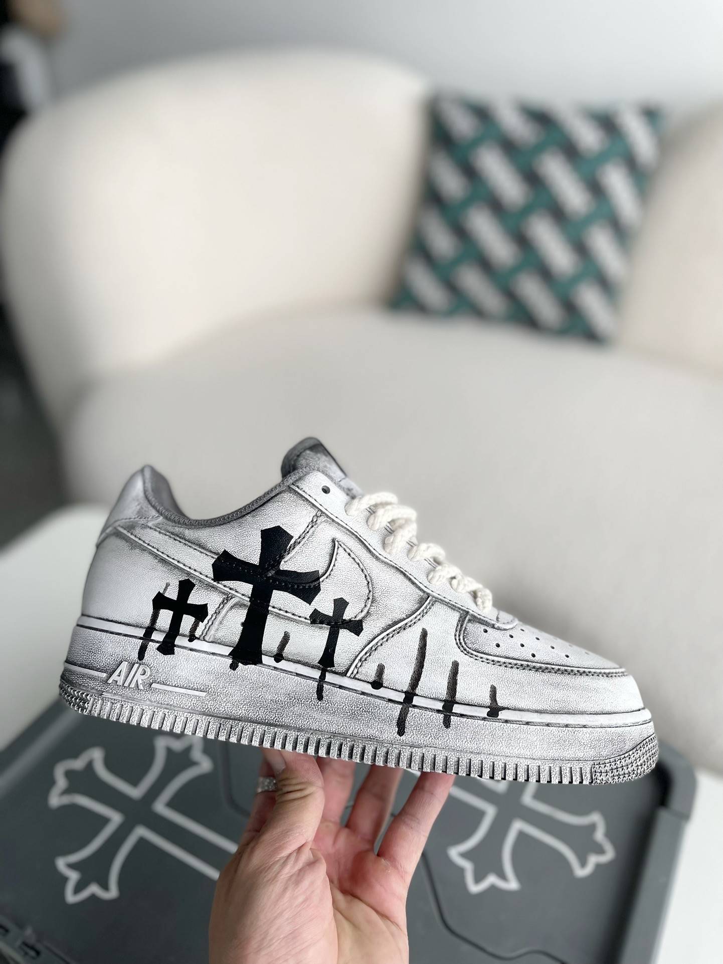 Chrome Hearts x Nike Air Force 1 sneakers