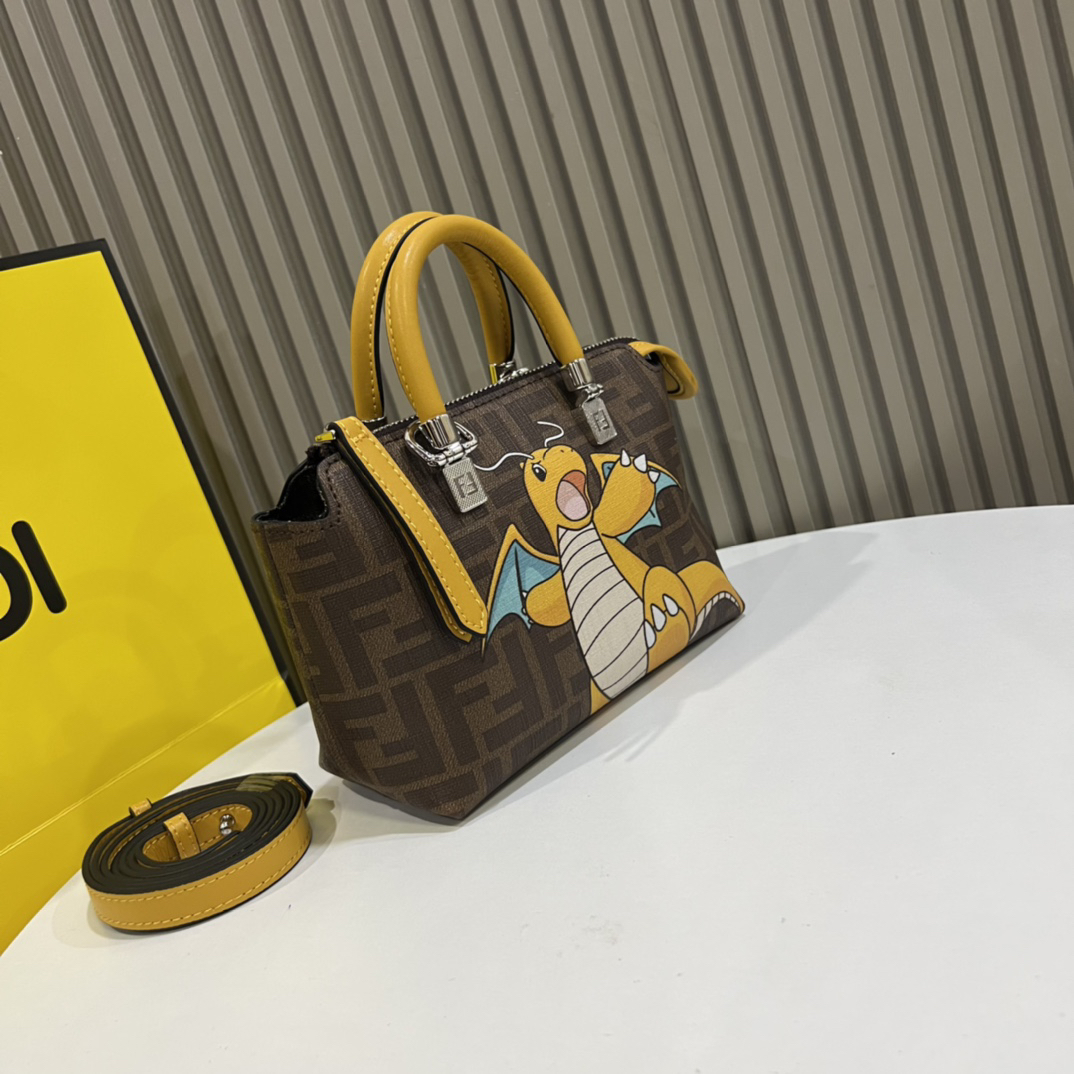 Fendi Mini ByThe Way Mini Bag Model: 6013 Size 17x18x8cm