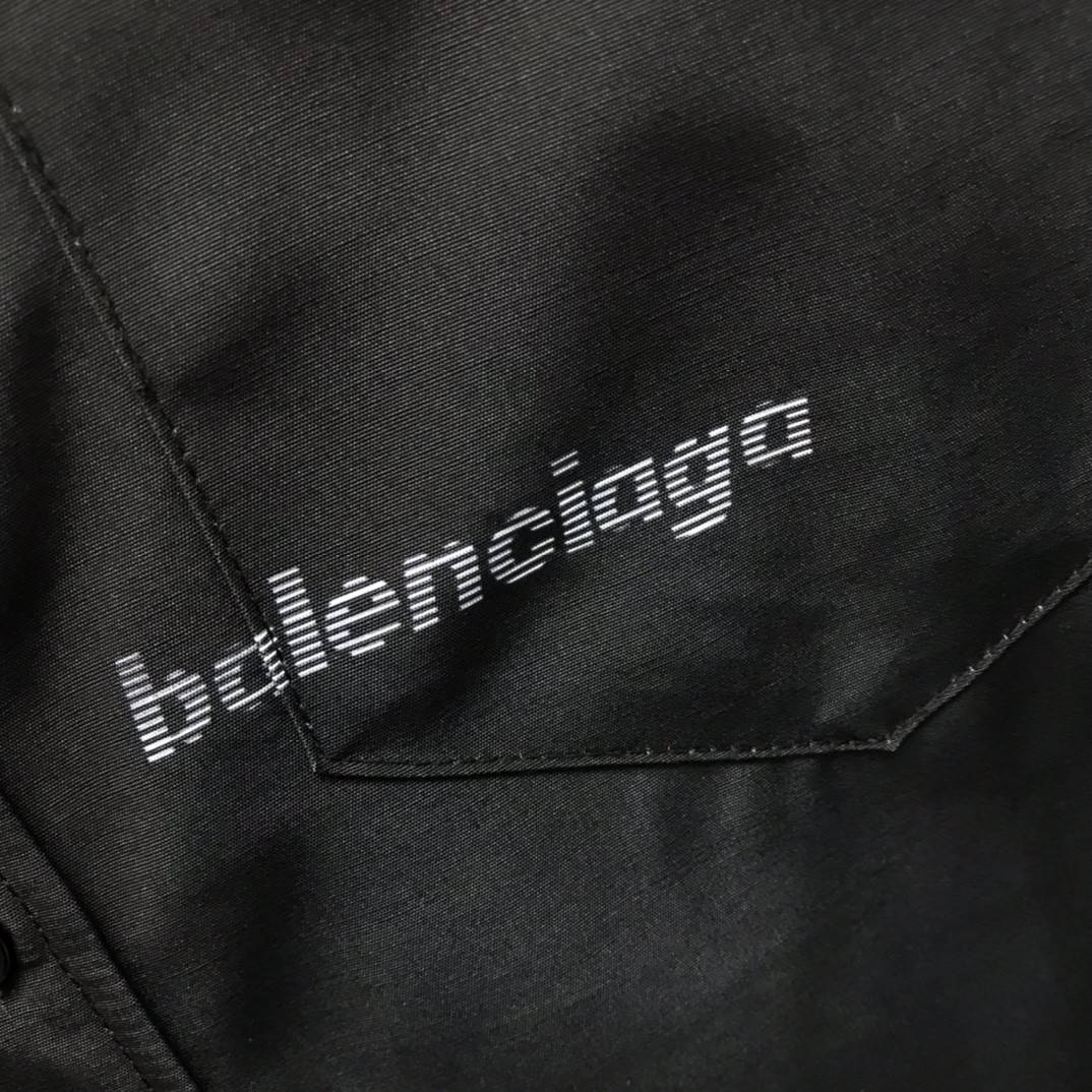Balenciaga bullet screen short sleeve shirt