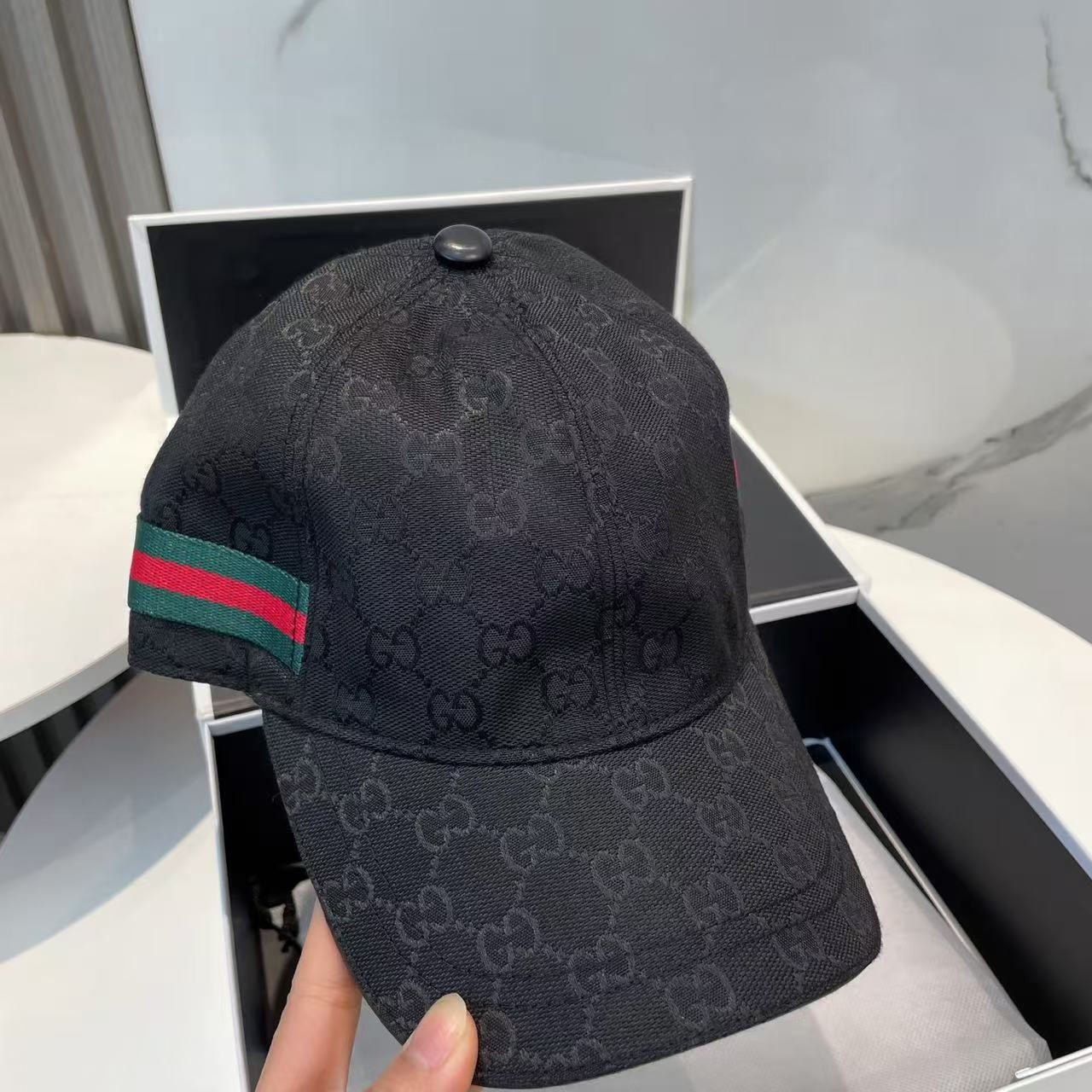 [#4911」 G*u*i baseball cap peaked c ap hat