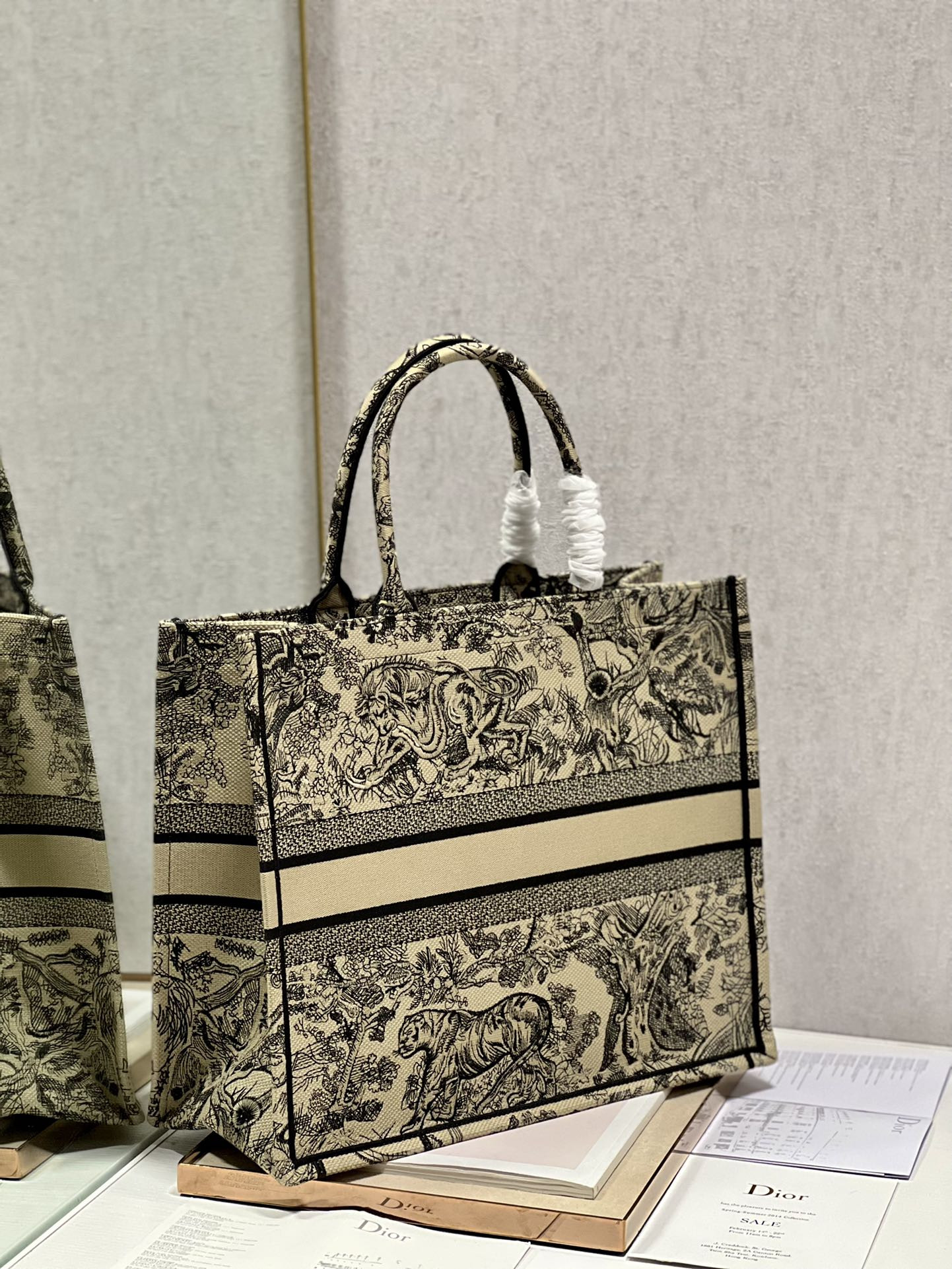 Large Dior Book Tote