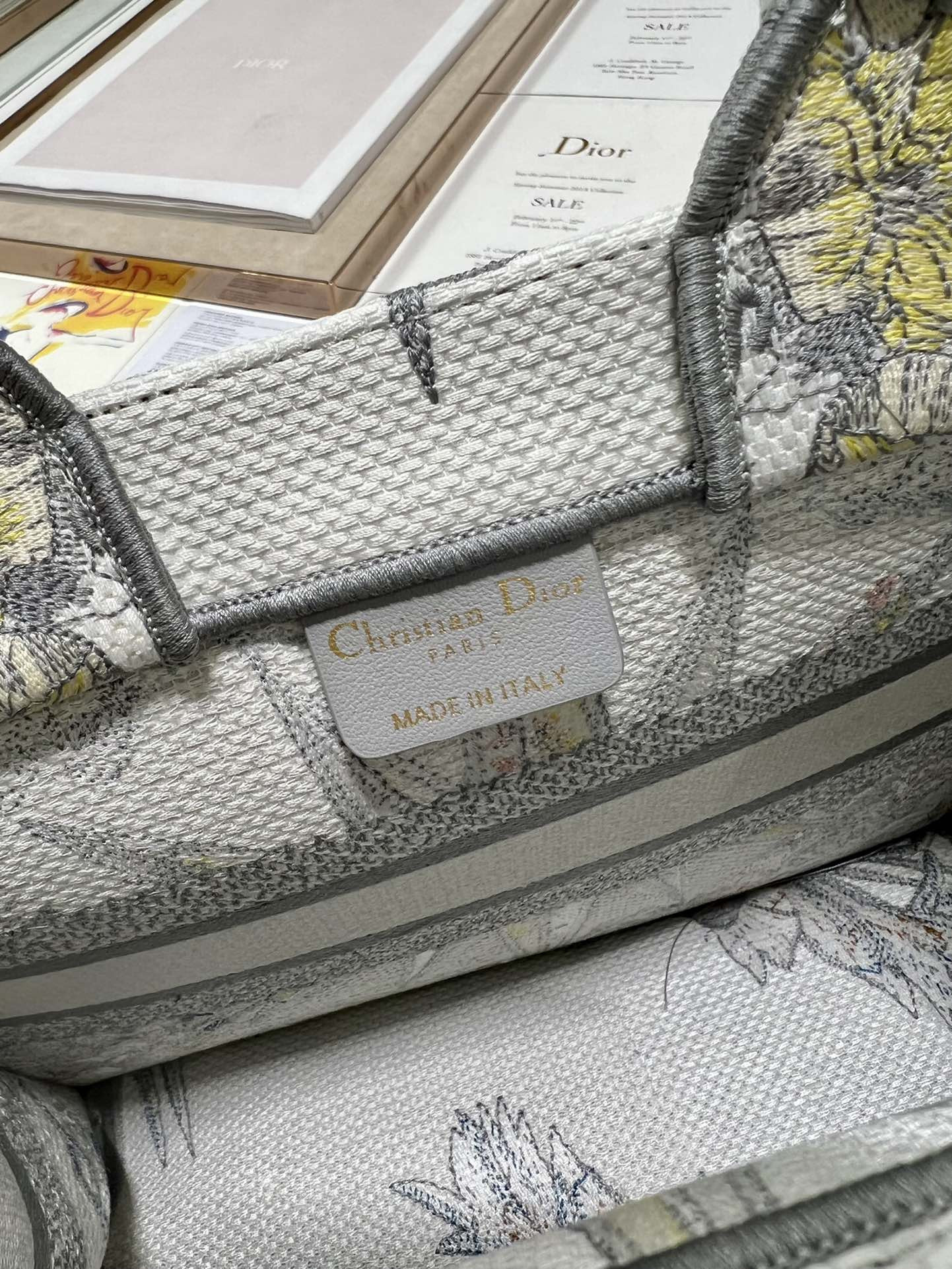 Small Dior Book Tote