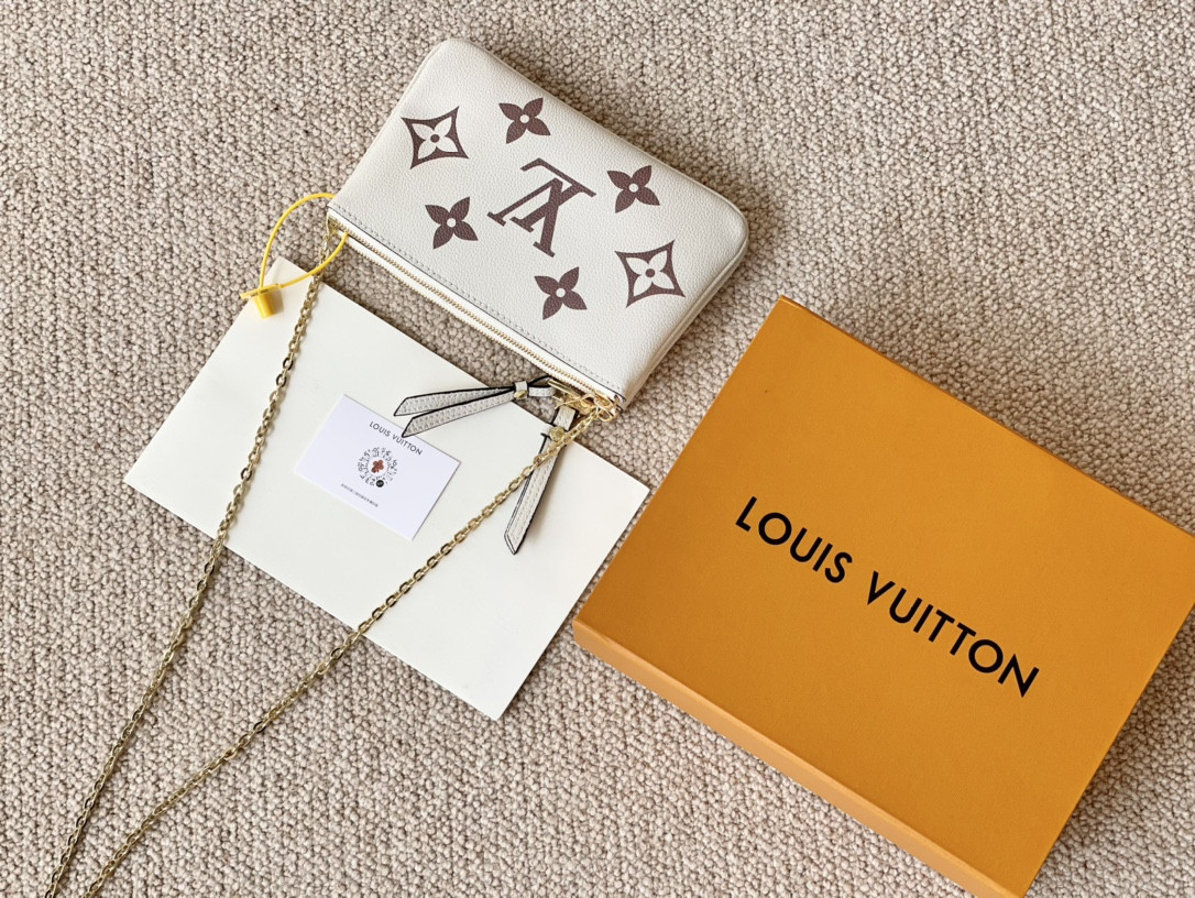 Lv Double Zip Bag