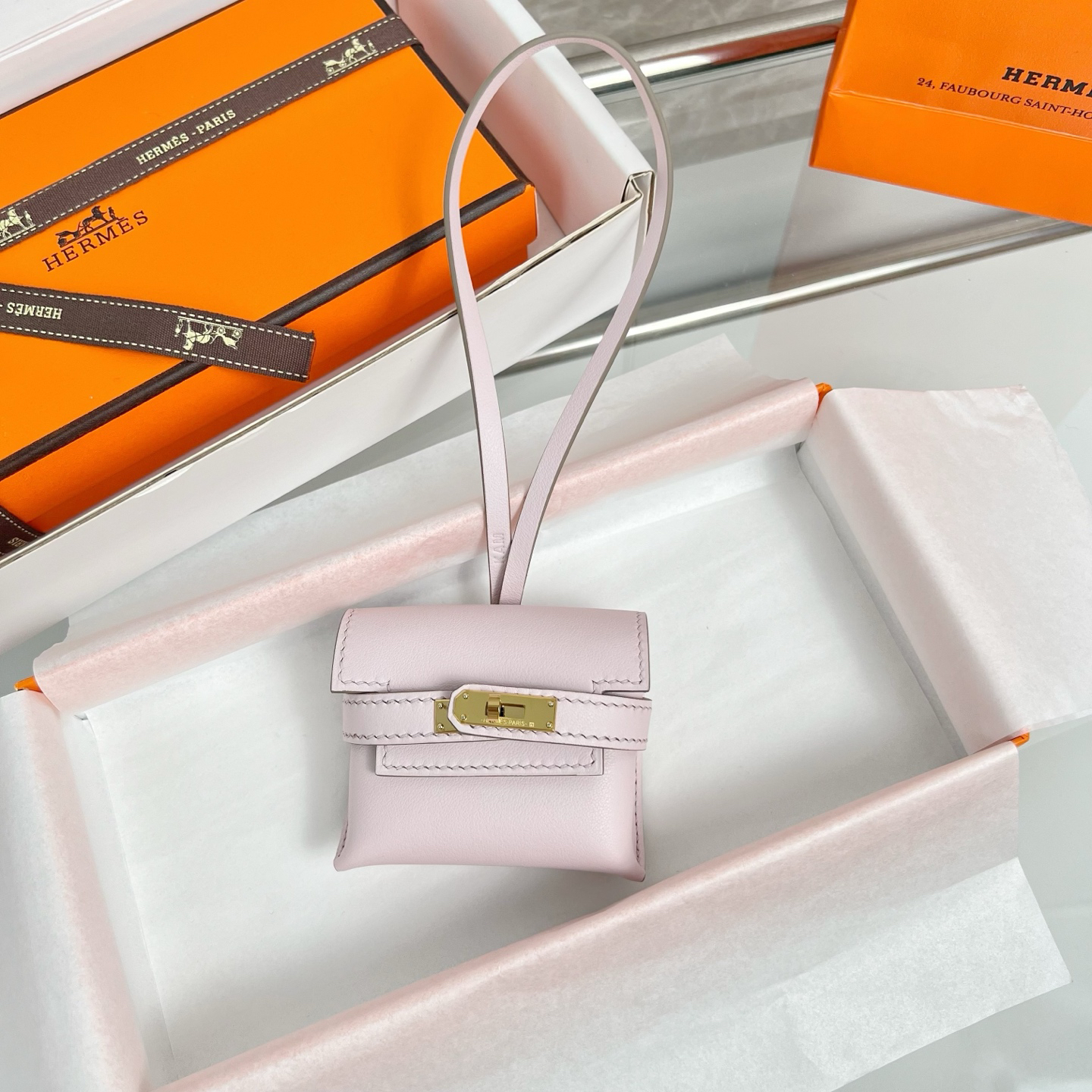 Hermes Kelly earphone bag pendant Kelly festival pendant bag pendant