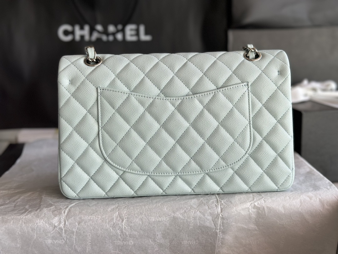 Chanle Classic Double Flap Silver Hardware