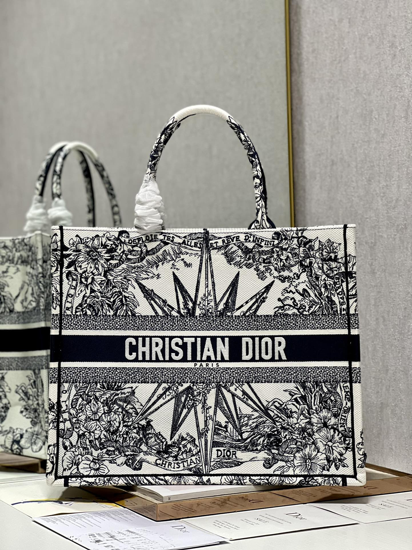 Large Dior Book Tote
