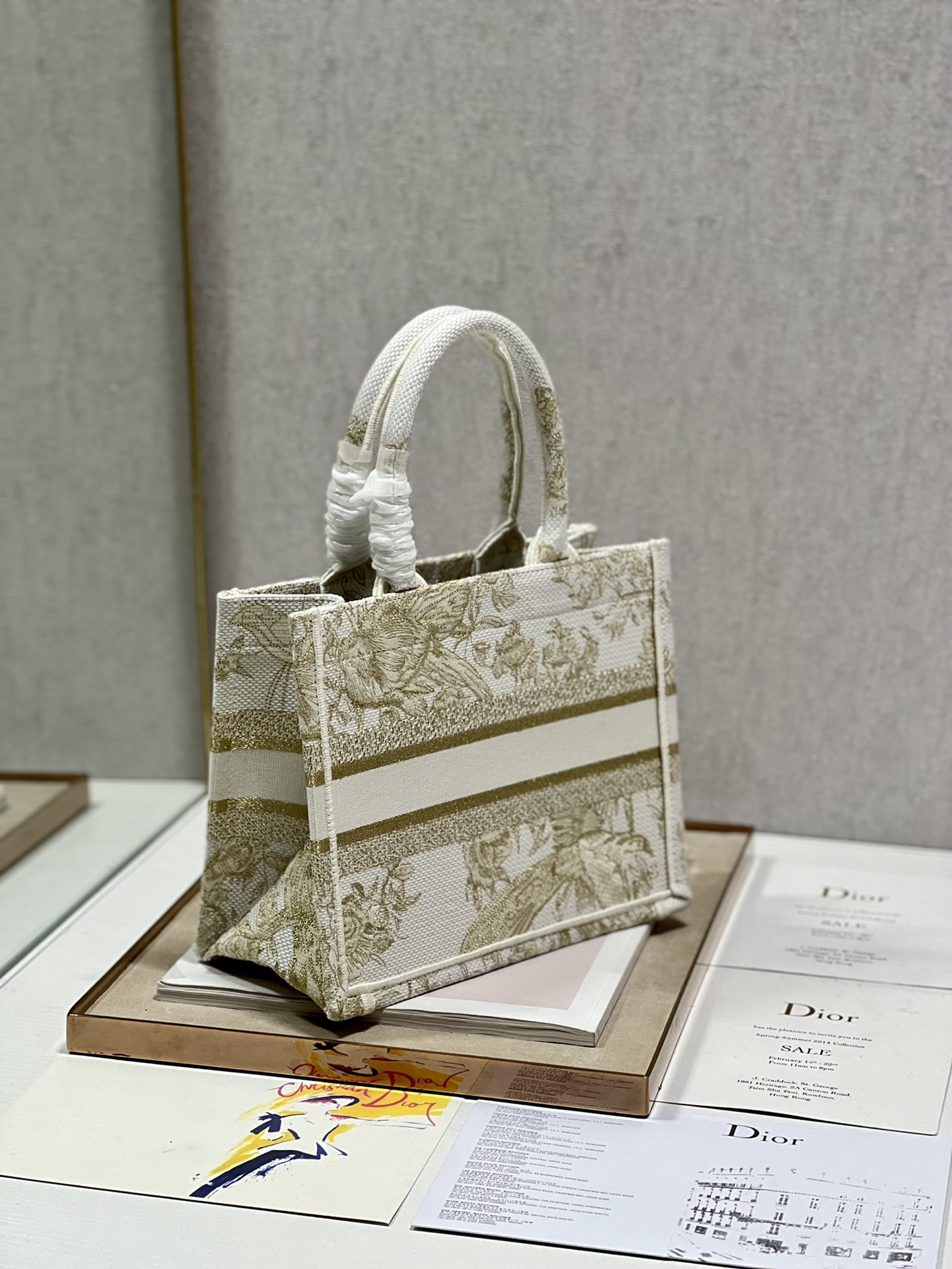 Small Dior Book Tote