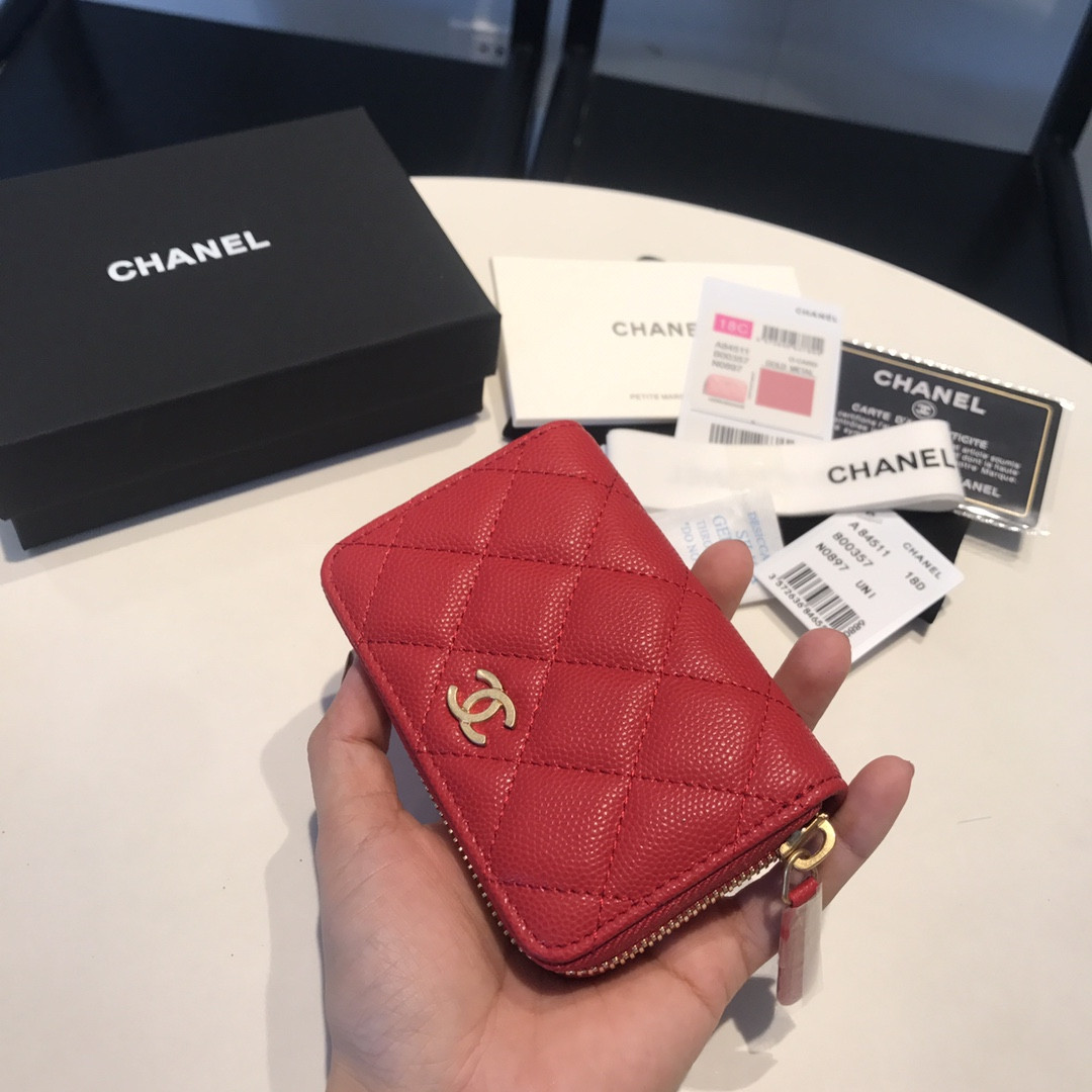 Chanle Zipped Wallet
