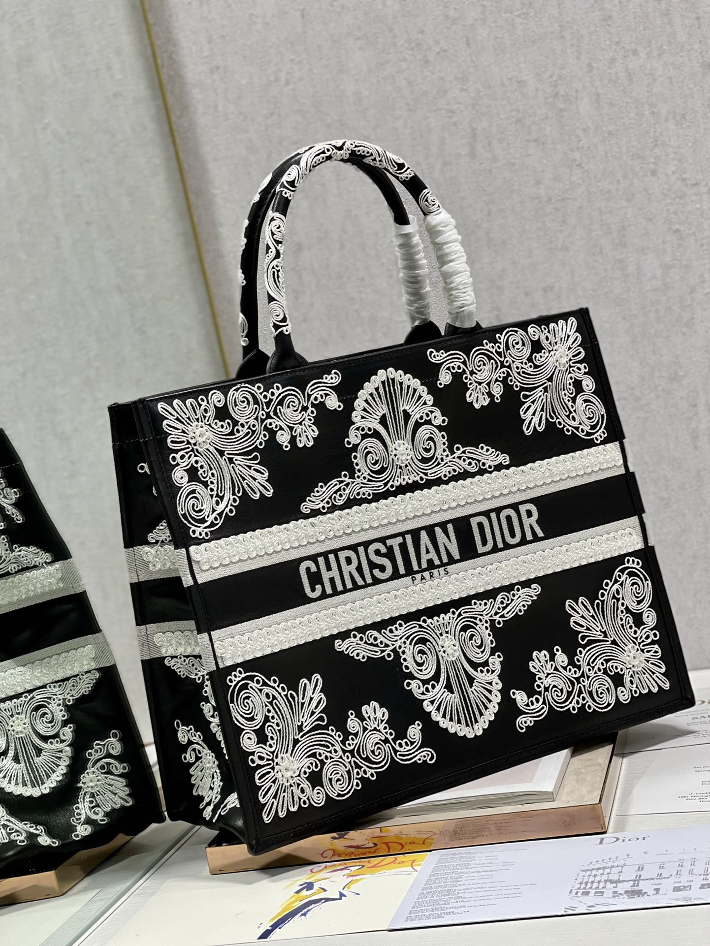 Large Dior Book Tote