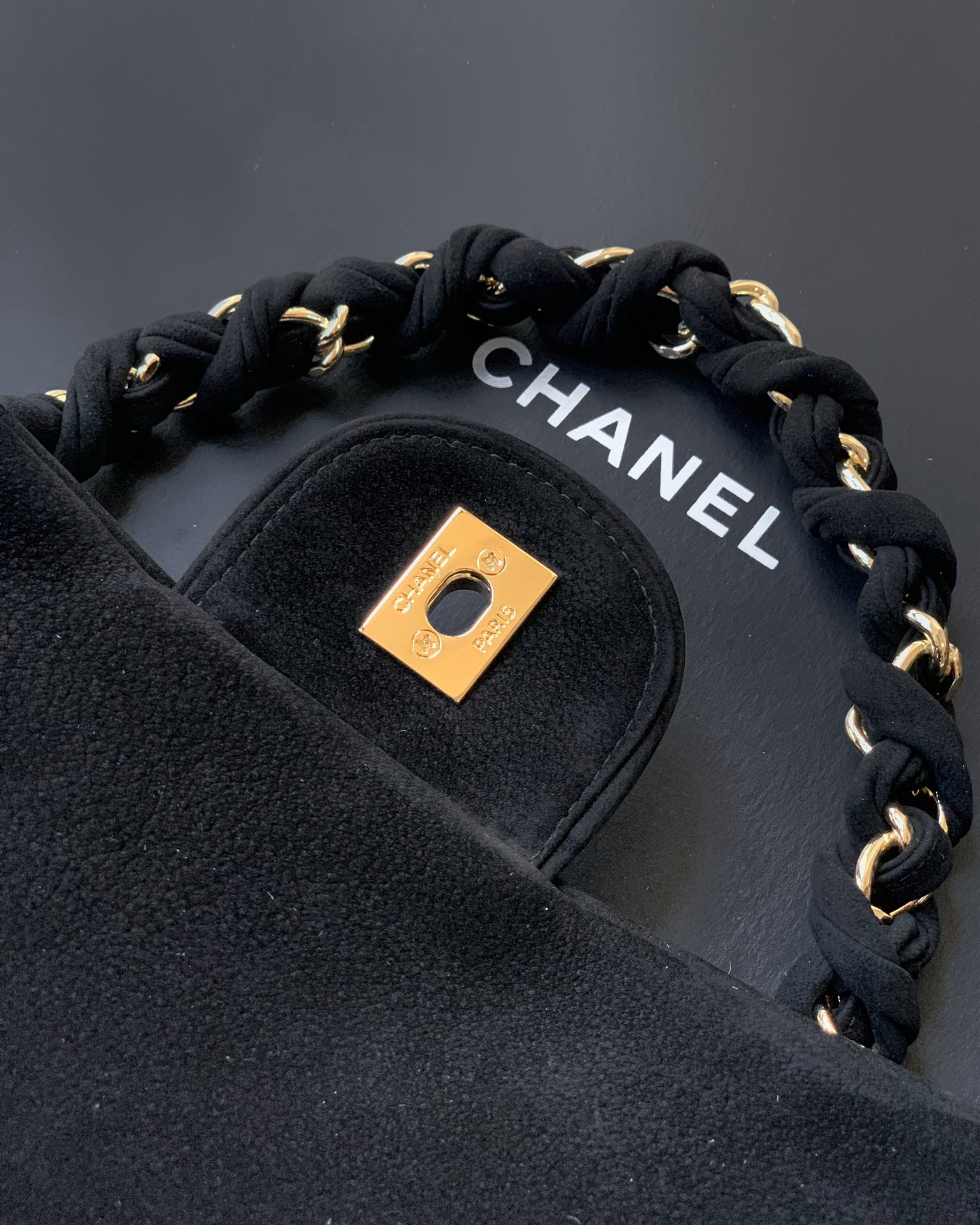 Chanel Classic Hand Bag Gold Handware