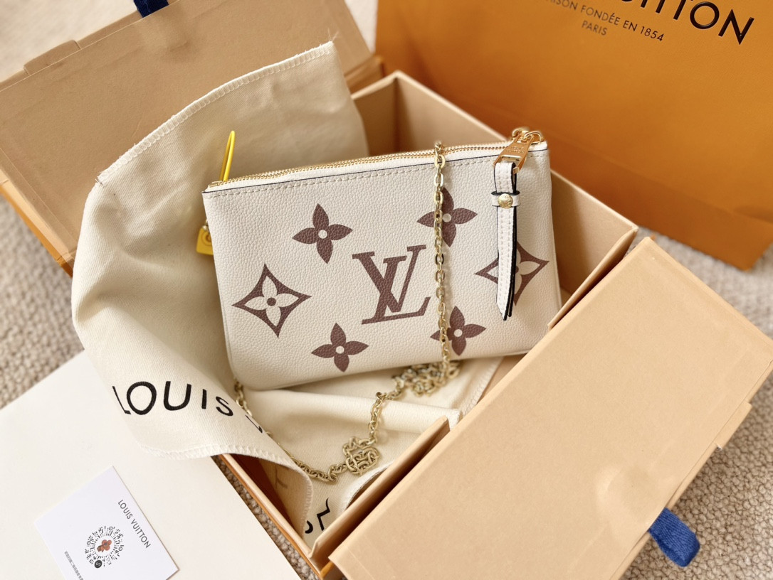 Lv Double Zip Bag