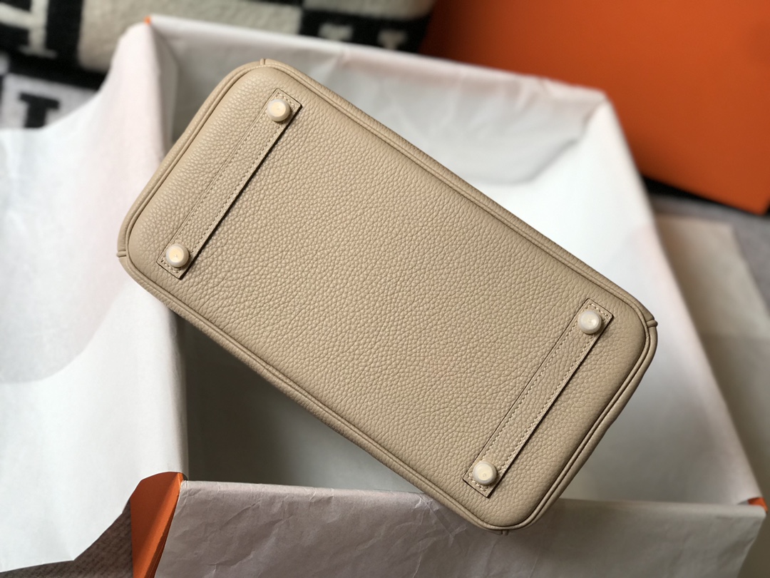 Hermès Bɪʀᴋɪɴ Trench coat grey platinum bag size: 25cm