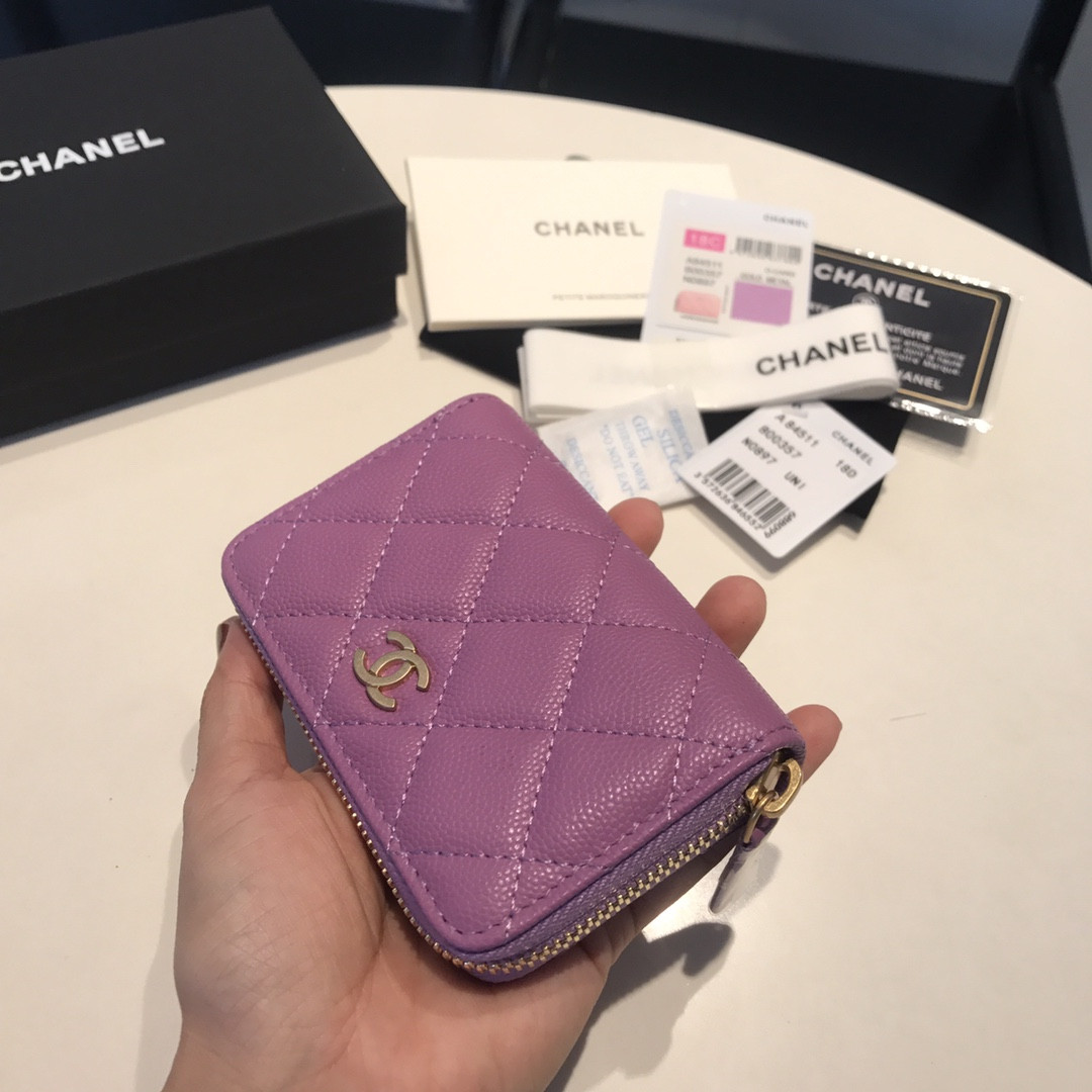 Chanle Zipped Wallet