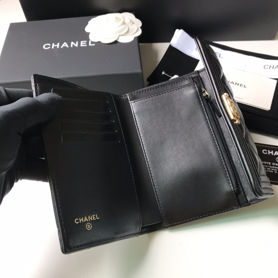 Chanle Flap Wallet