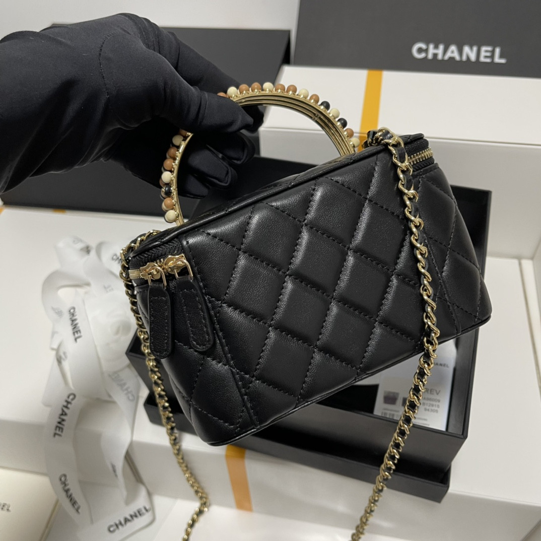 Chanel Wooden Bead Handle Bag