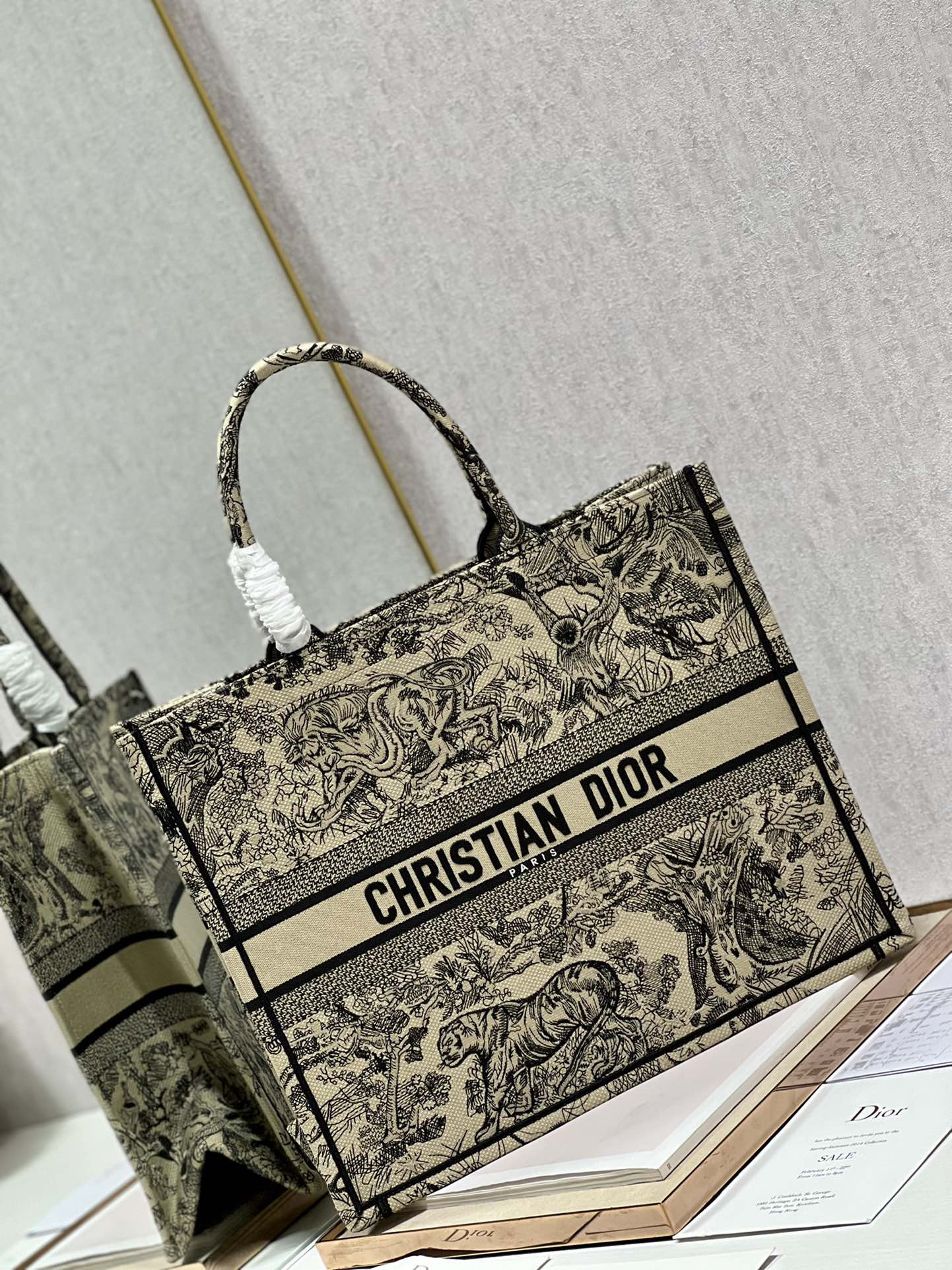 Large Dior Book Tote