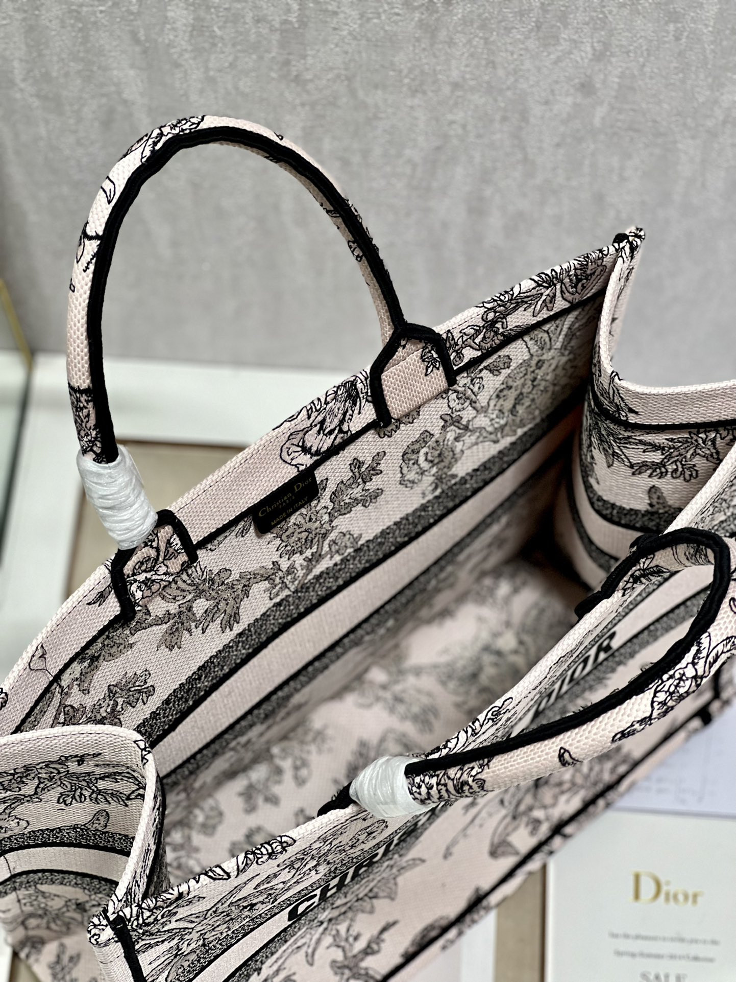 Large Dior Book Tote