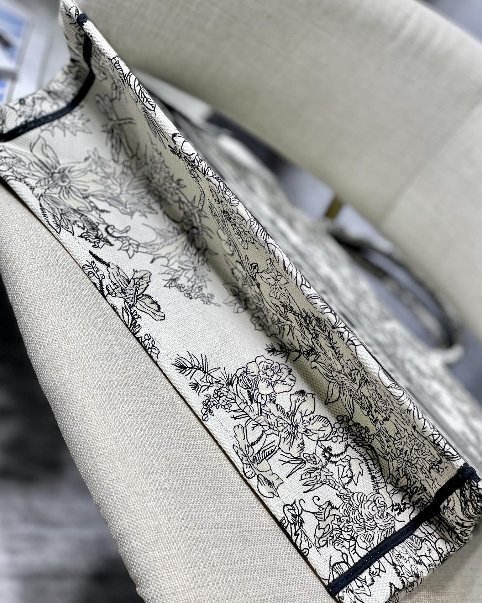 Large Dior Book Tote