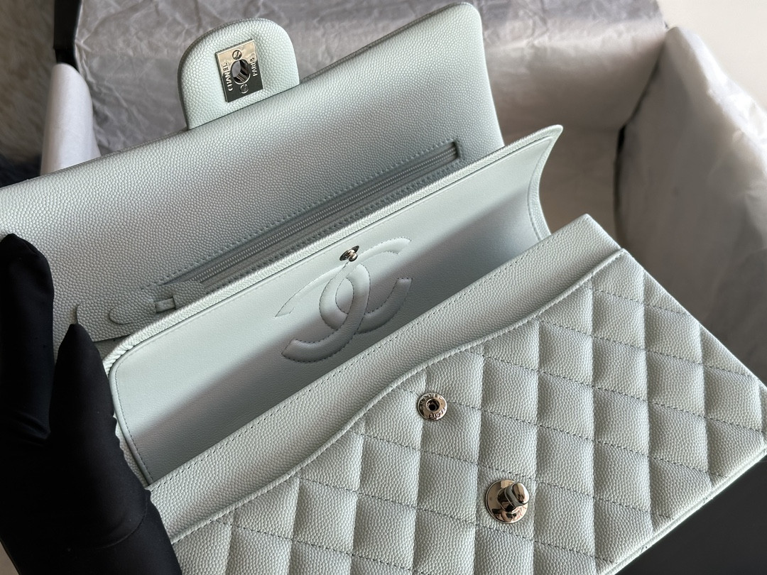 Chanle Classic Double Flap Silver Hardware