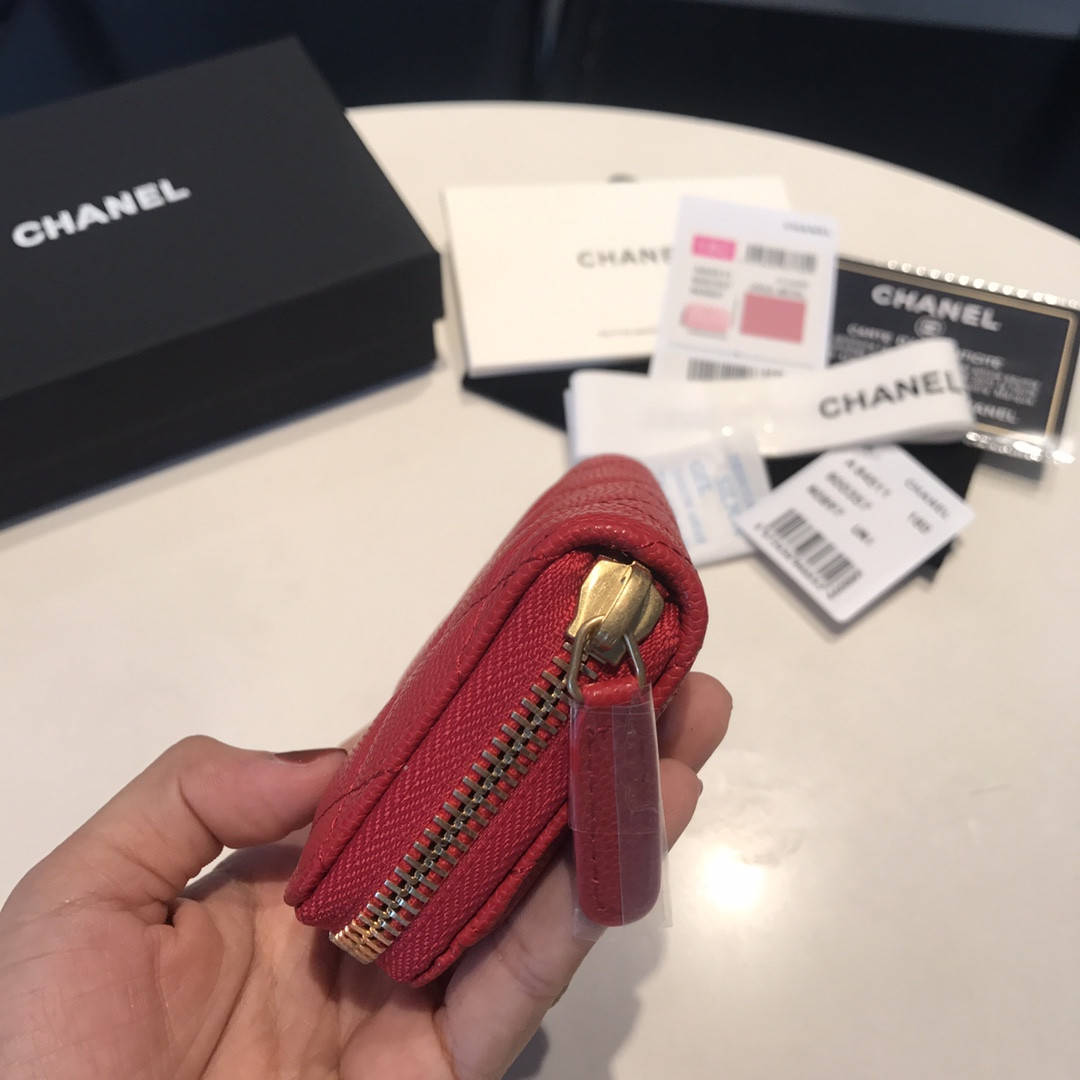 Chanle Zipped Wallet