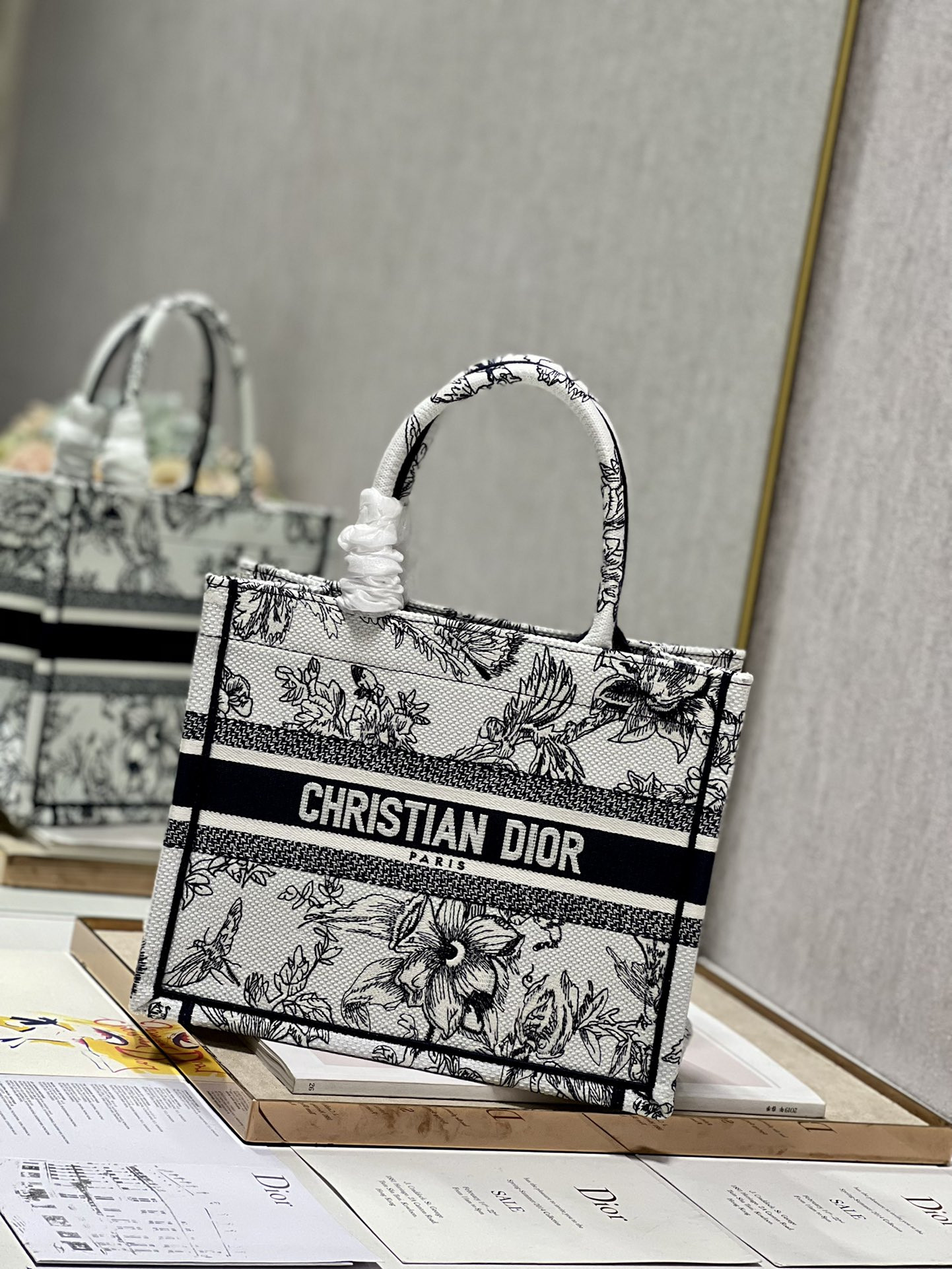 Small Dior Book Tote