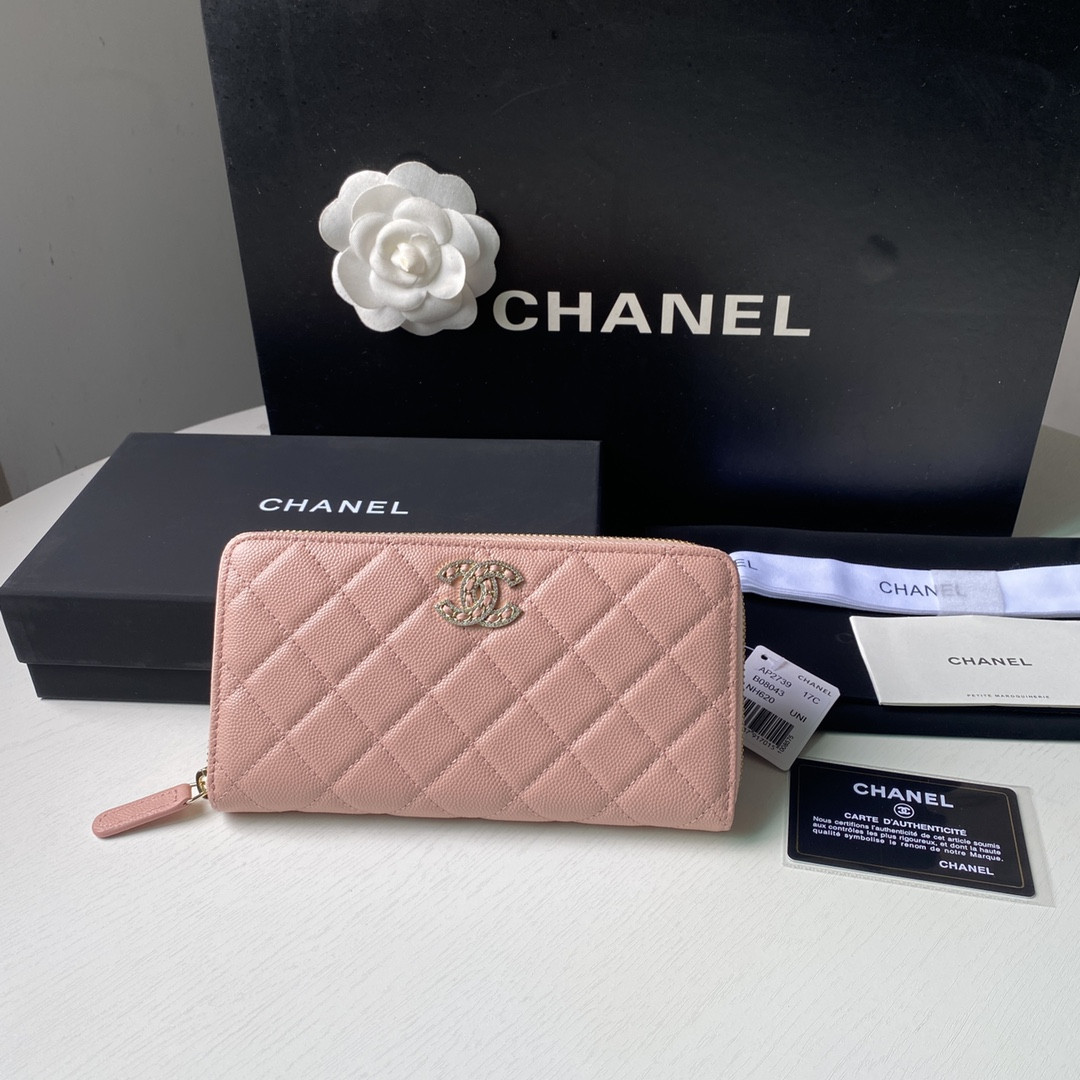 Chanle Zipped Wallet
