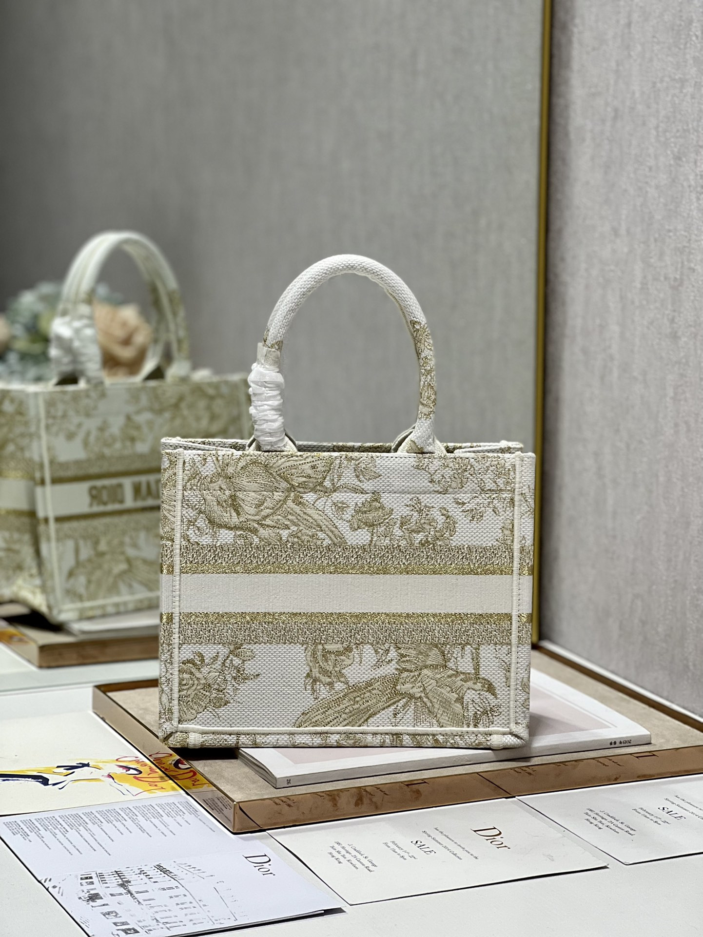 Small Dior Book Tote