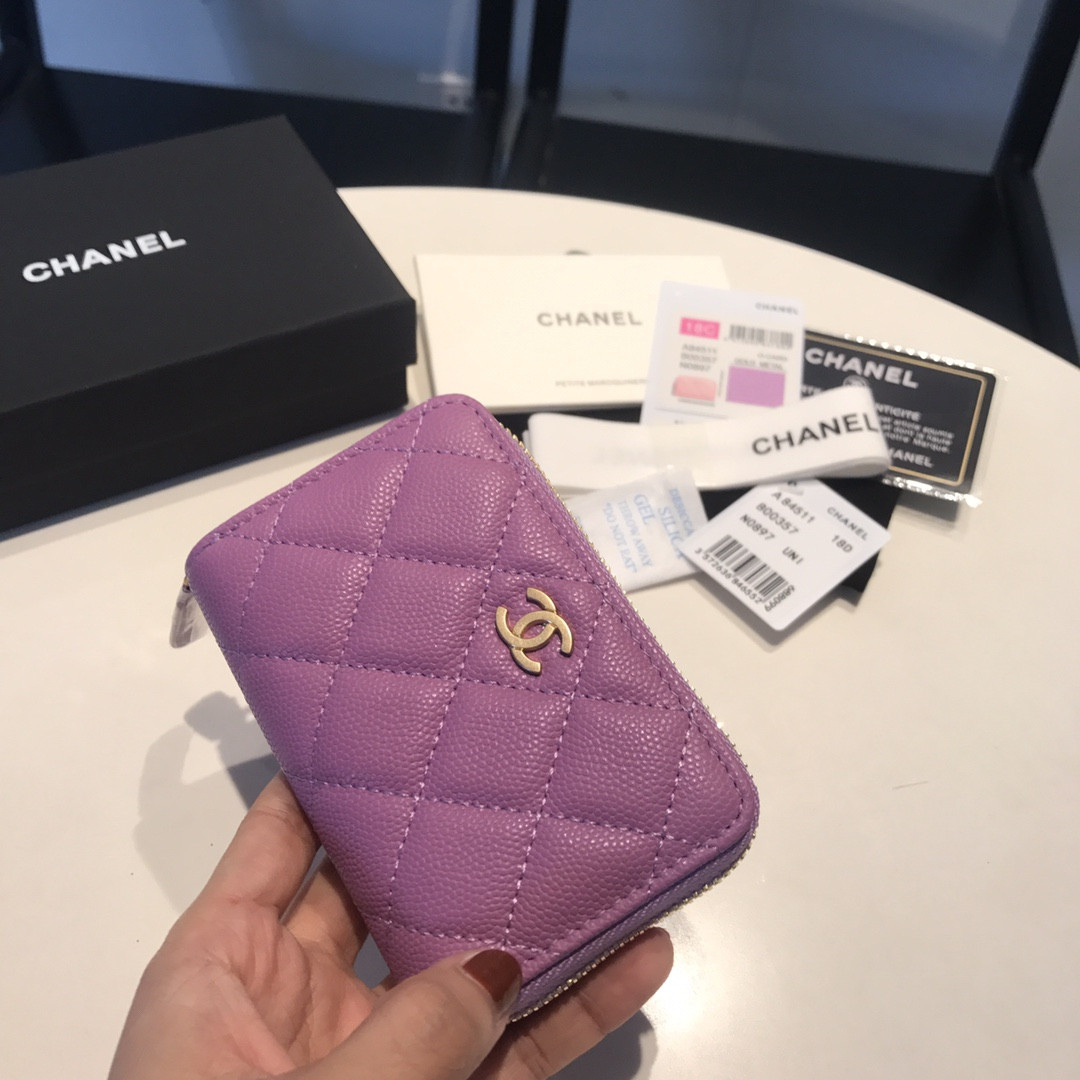 Chanle Zipped Wallet