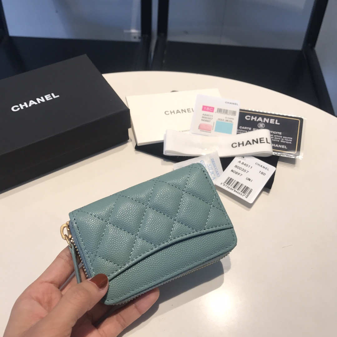 Chanle Zipped Wallet