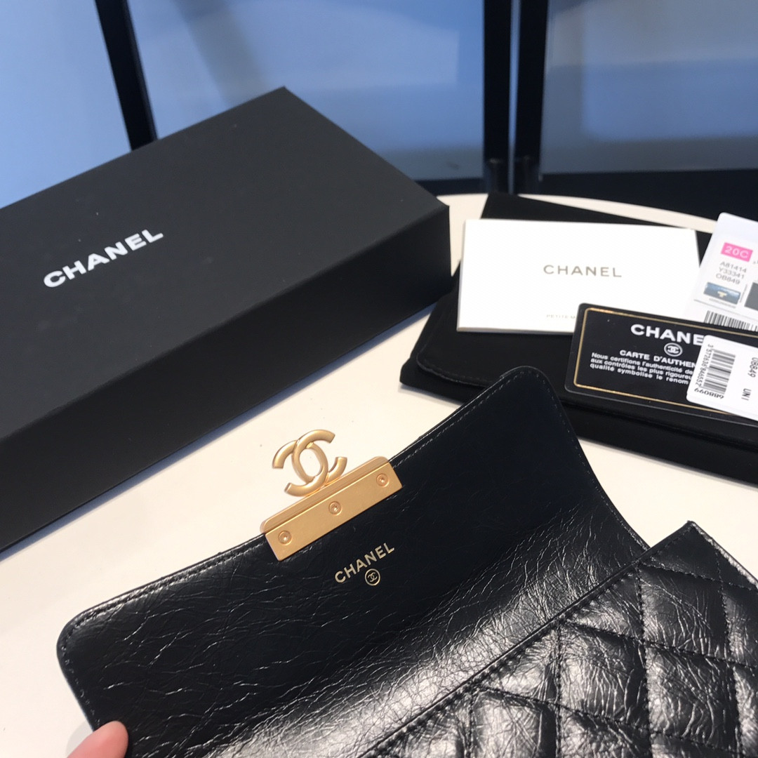 Chanle Flap Wallet