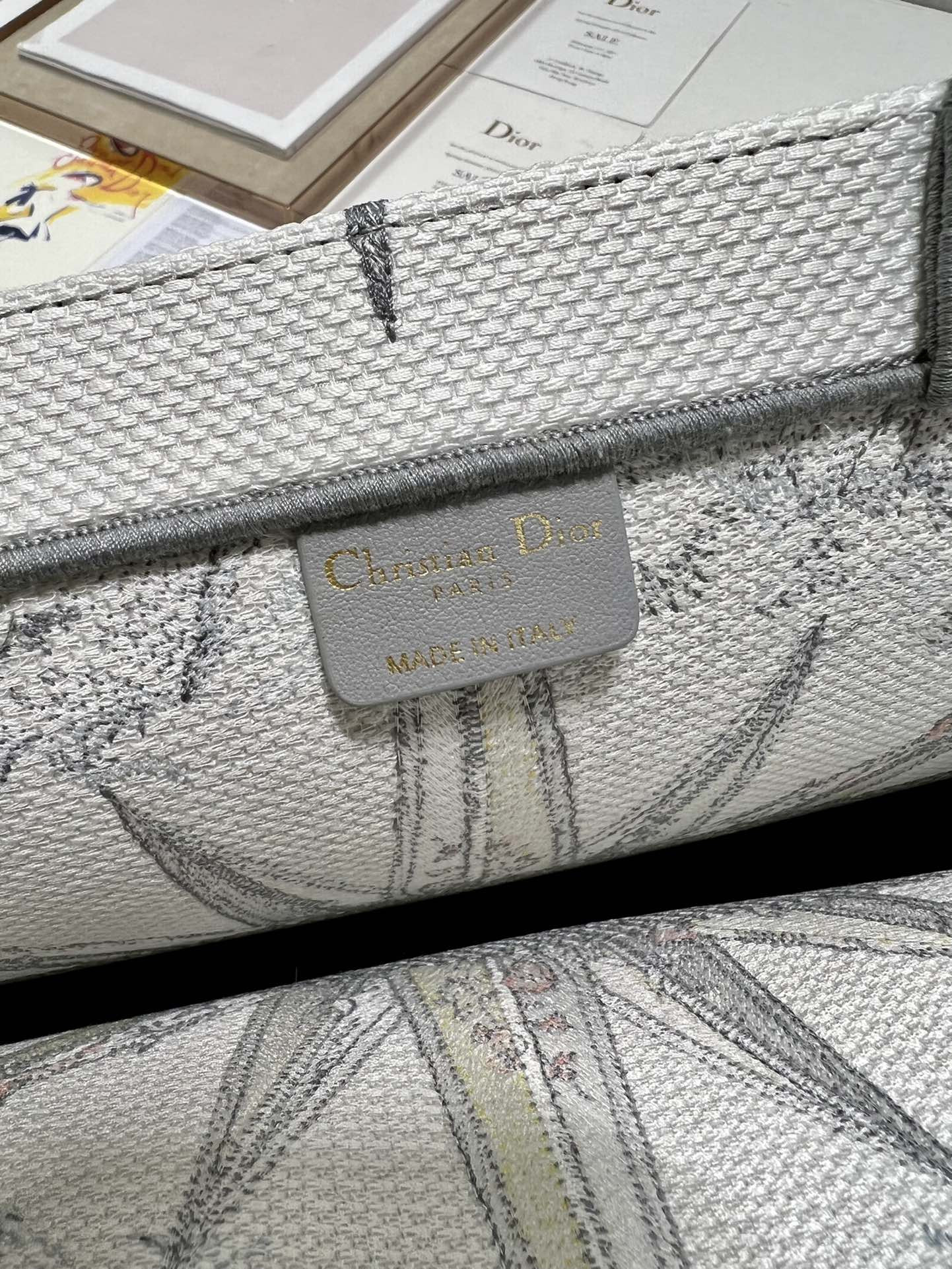 Large Dior Book Tote