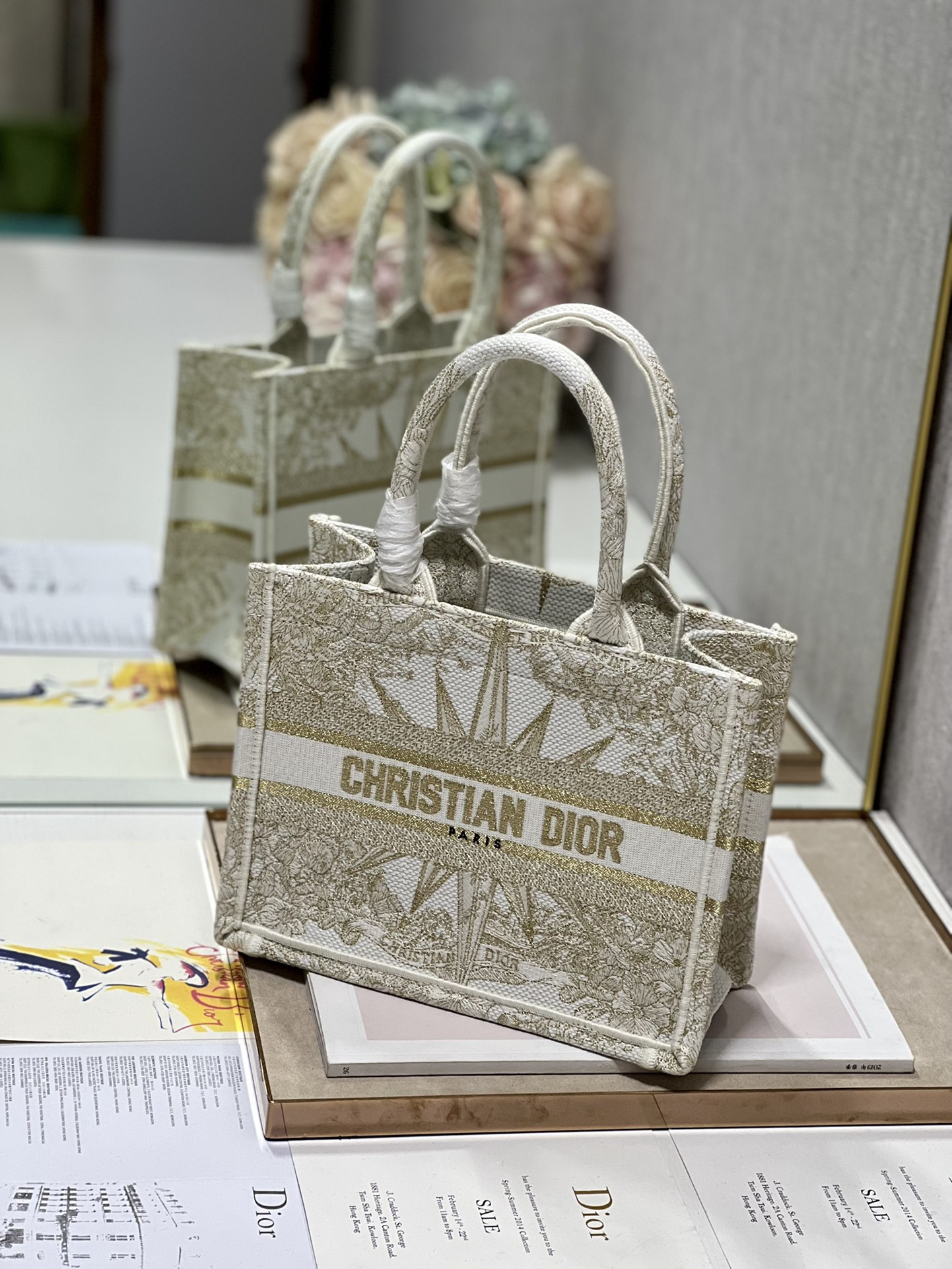 Small Dior Book Tote