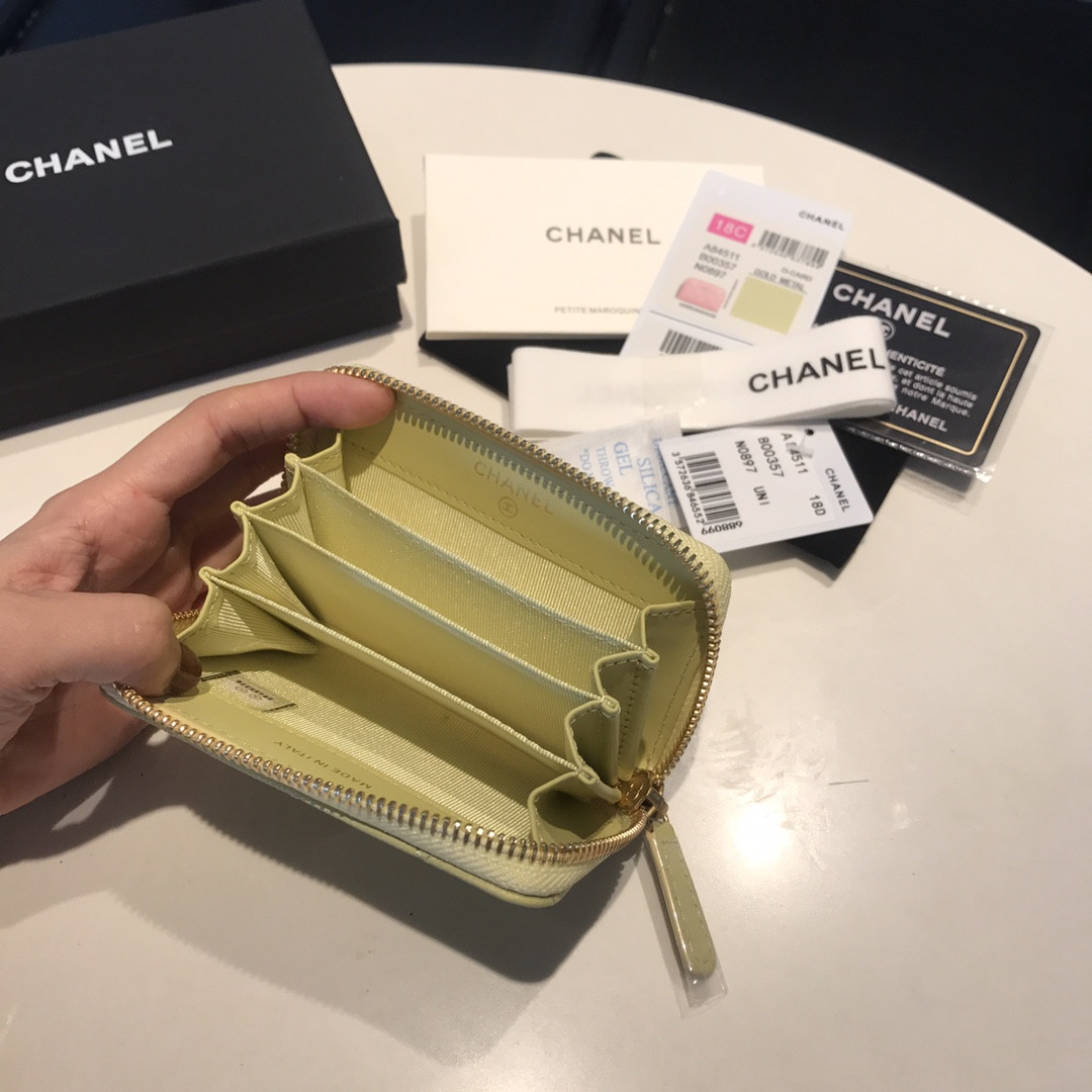 Chanle Zipped Wallet