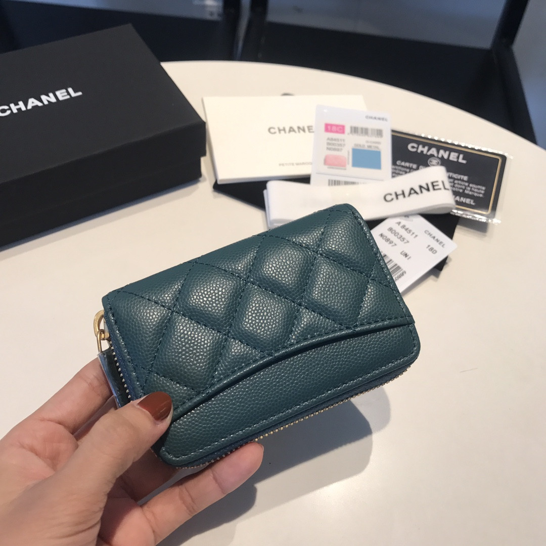 Chanle Zipped Wallet