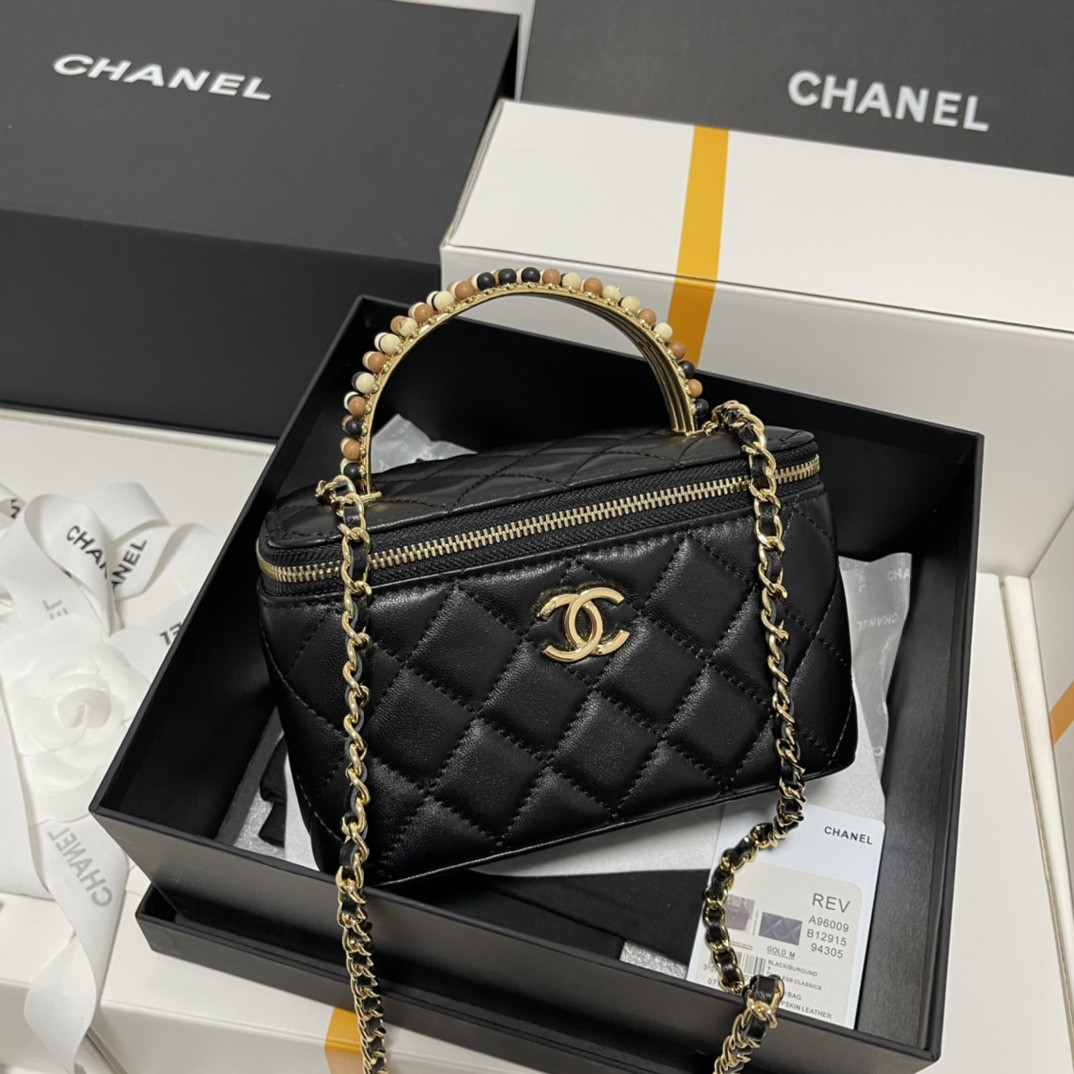 Chanel Wooden Bead Handle Bag