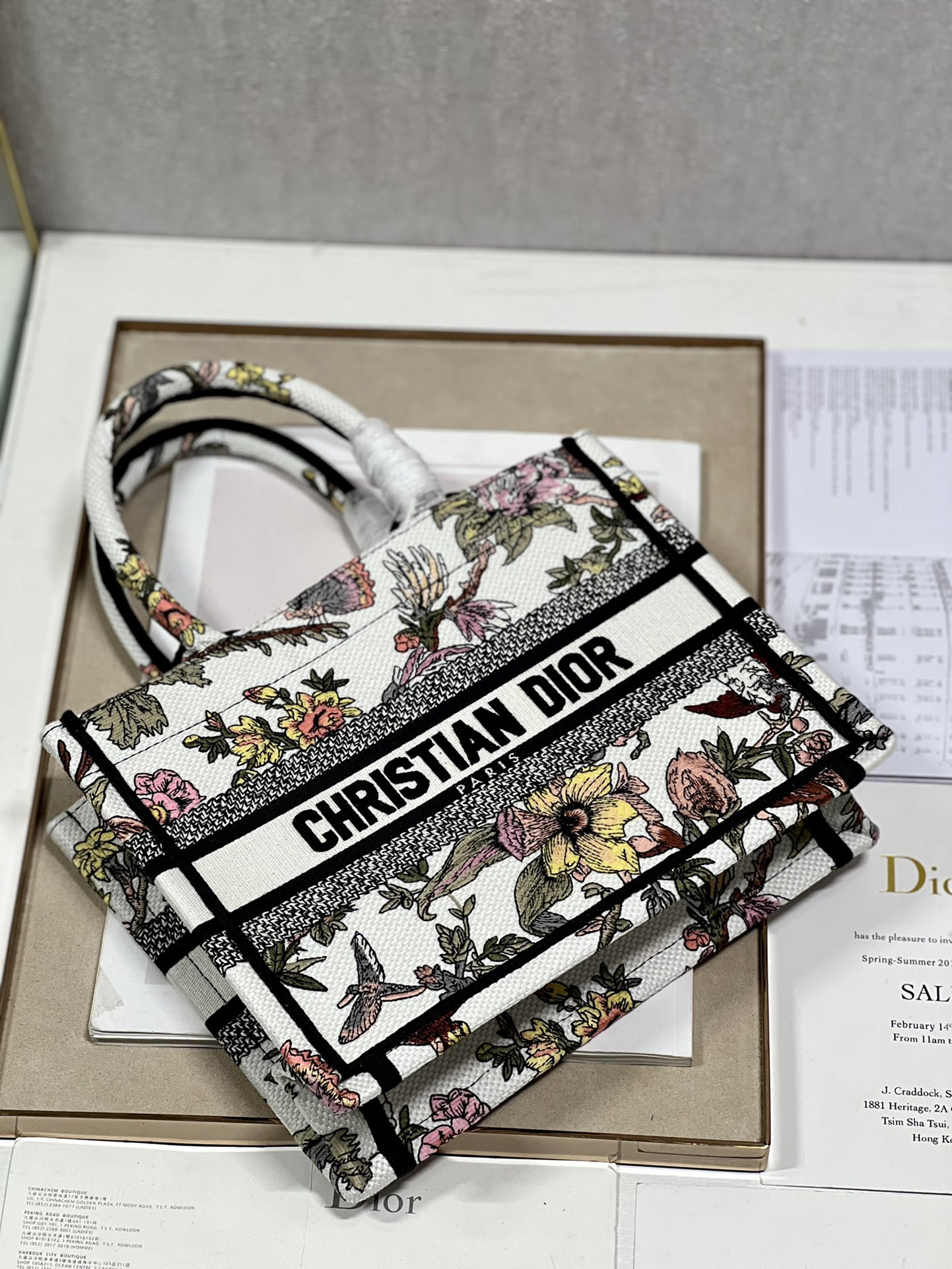 Small Dior Book Tote