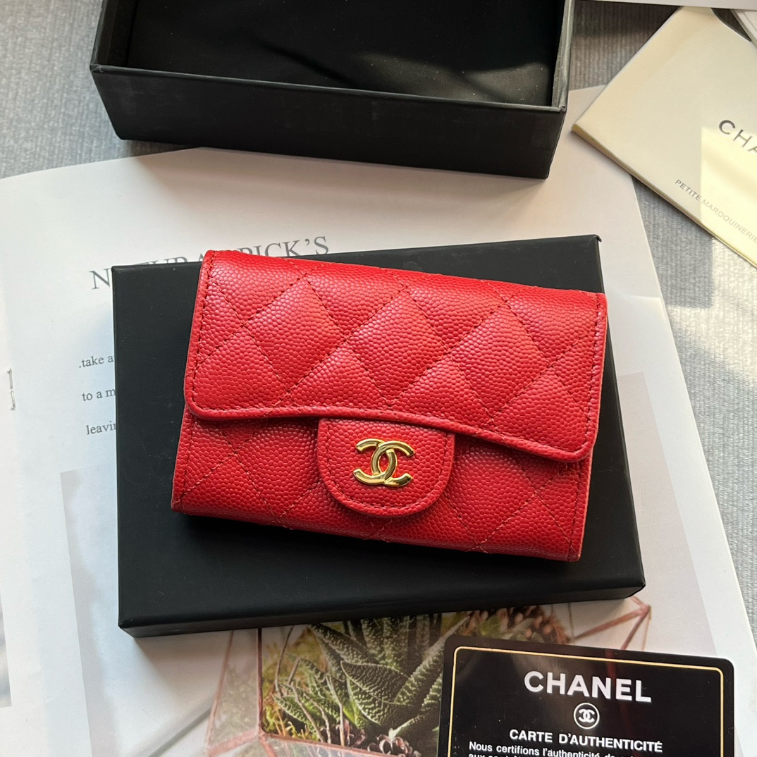 Chanle Flap Wallet